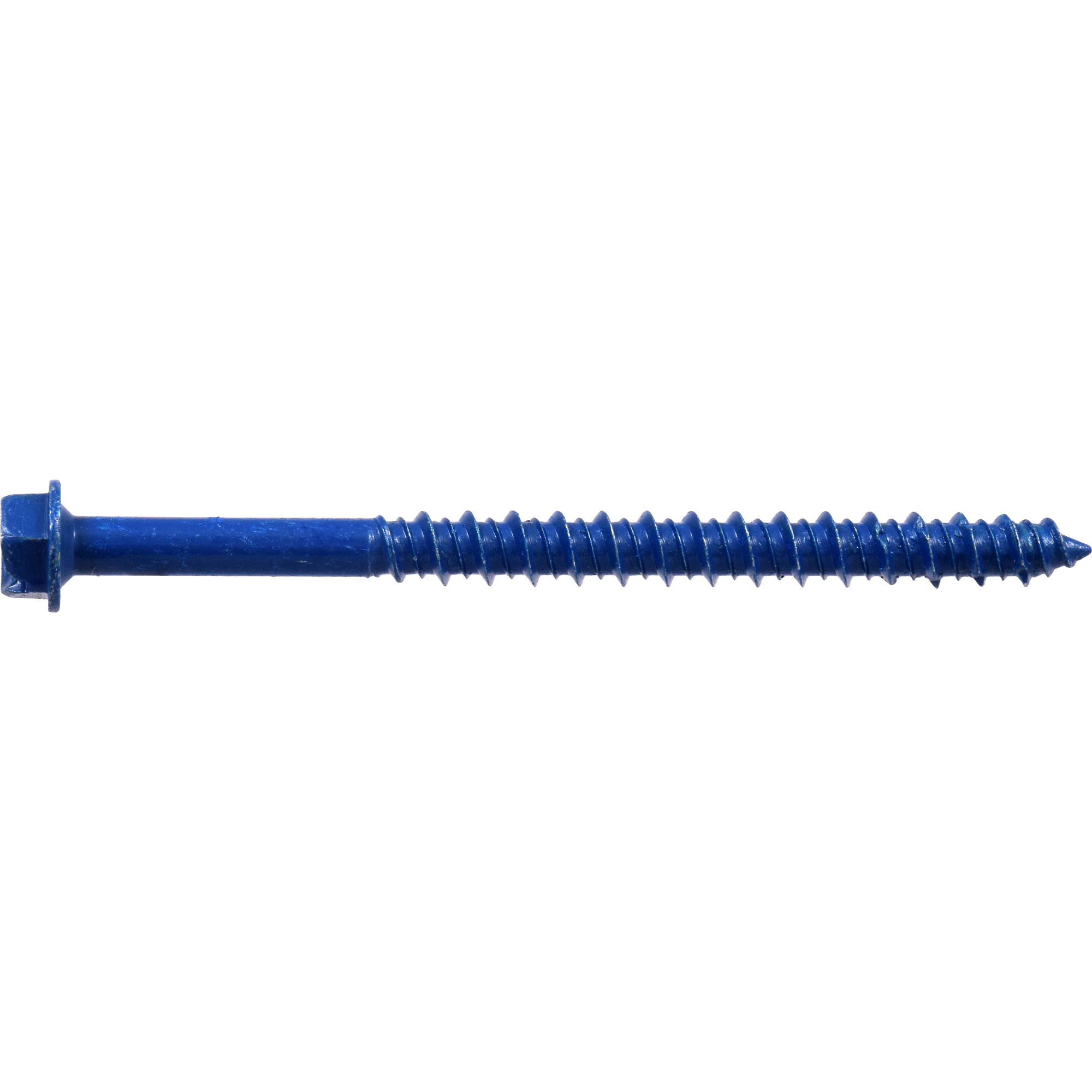 Hillman Blue Slotted Hex Washer-Head Tapper Concrete Screw Anchor (1/4 in. x 3-1/4 in.) 3 pc