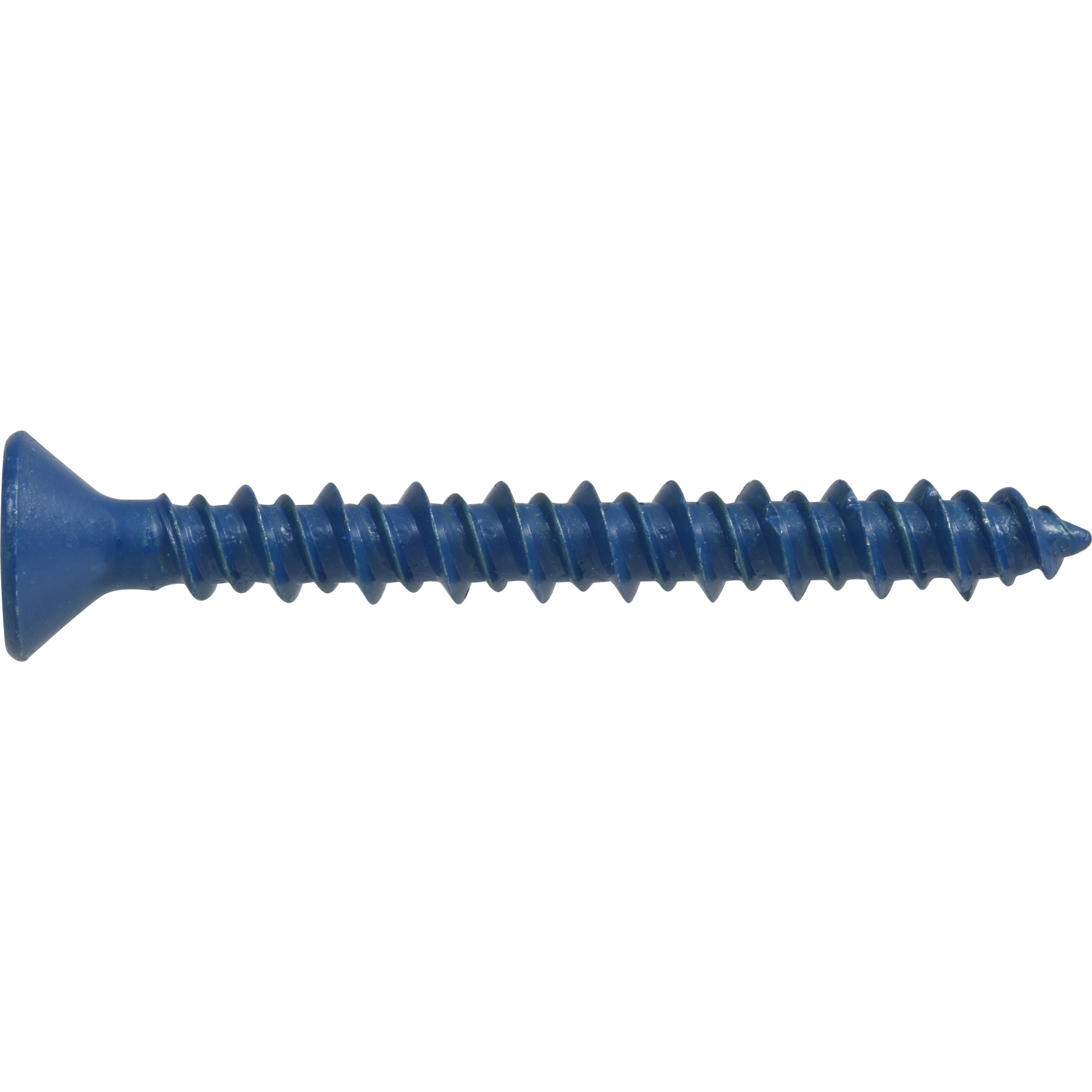 Hillman Blue Flat-Head Phillips Tapper Concrete Screw Anchor (3/16 in. x 1-1/4 in.) - 100 pc