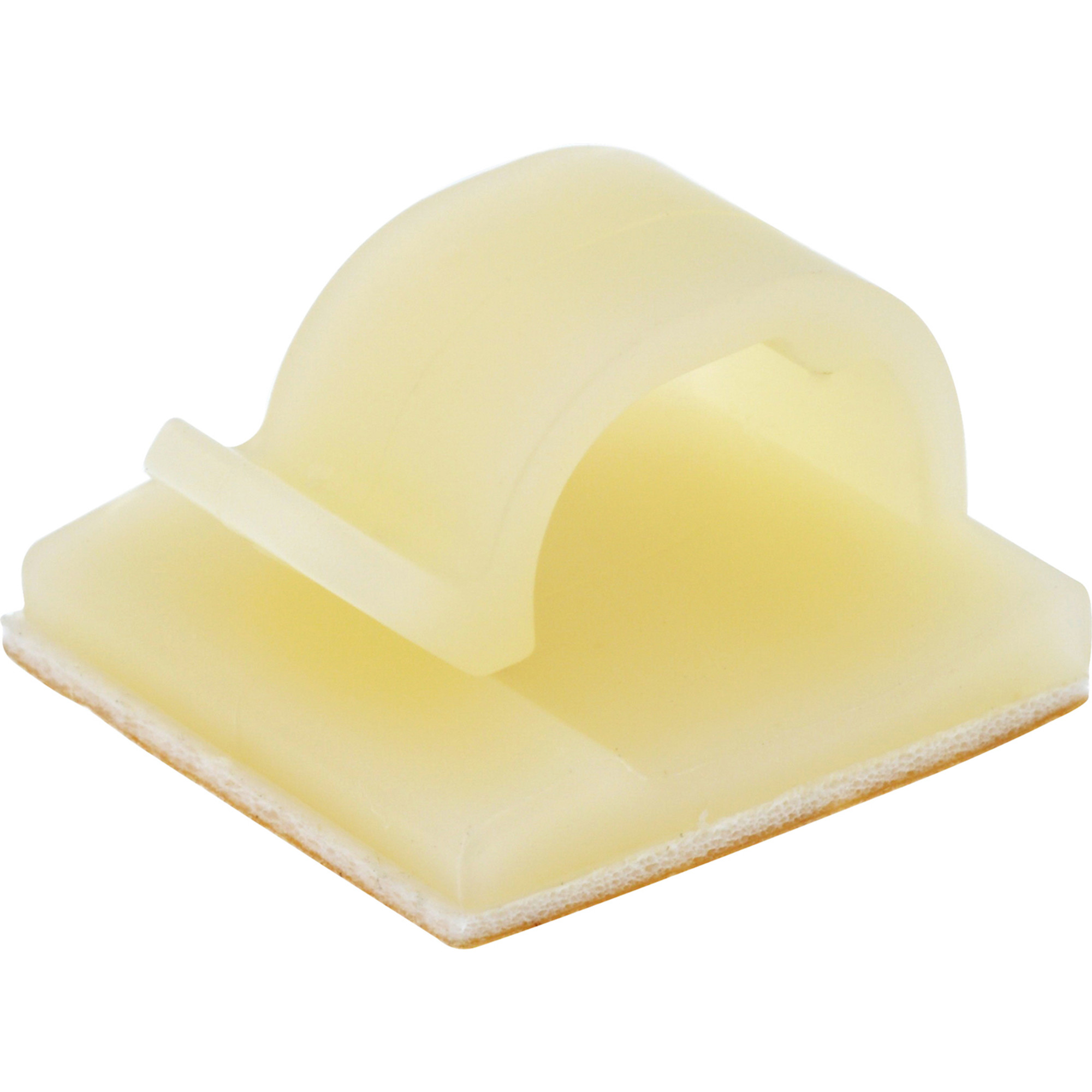 Hillman Adhesive Wire Clip (3/4 in. x 3/4 in. Base & 3/8 in. Wire Capacity) - 10 pc