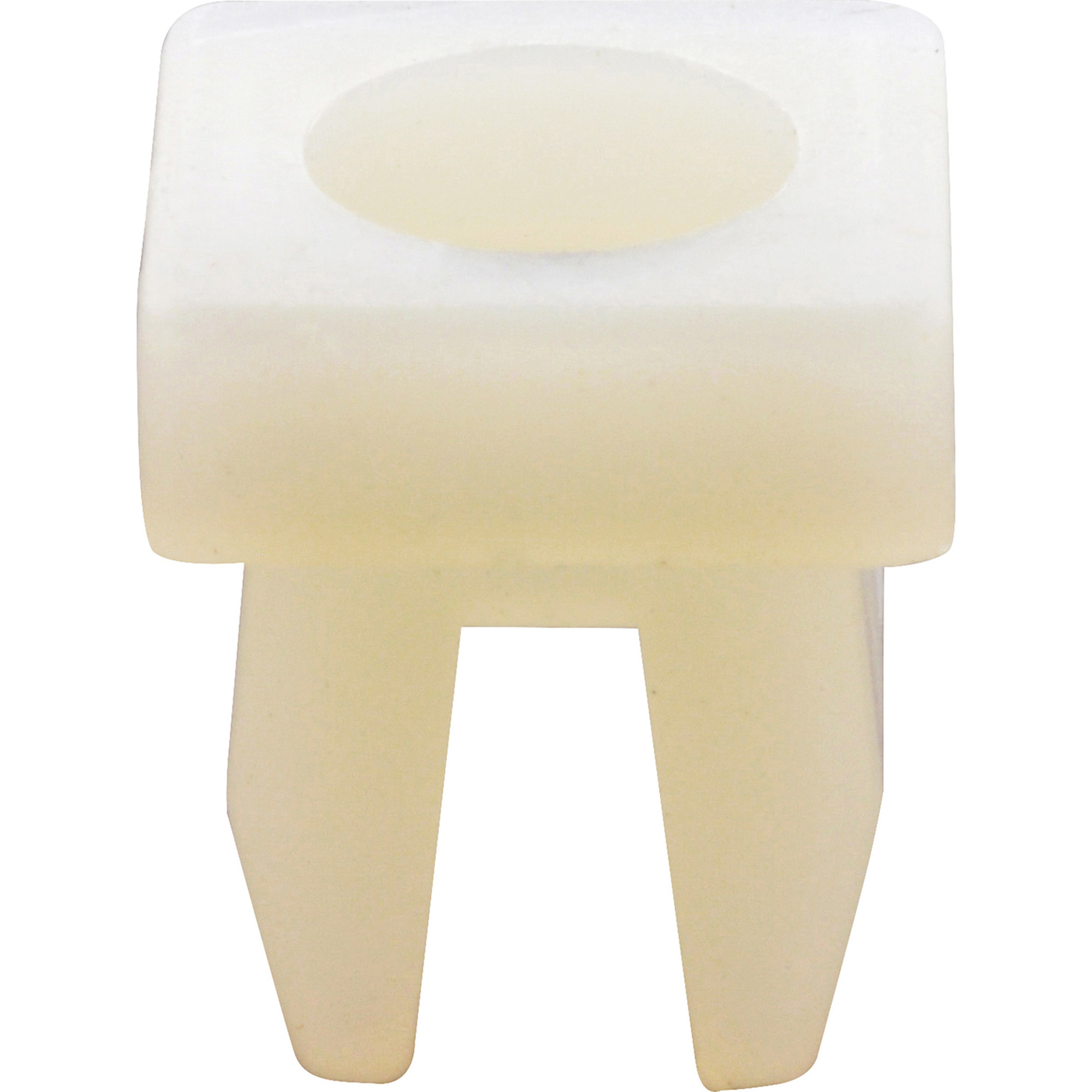 Hillman Square Nylon Grommet Nuts (0.375 in. x 0.125 in. x 0.32 in.) - 20 pc