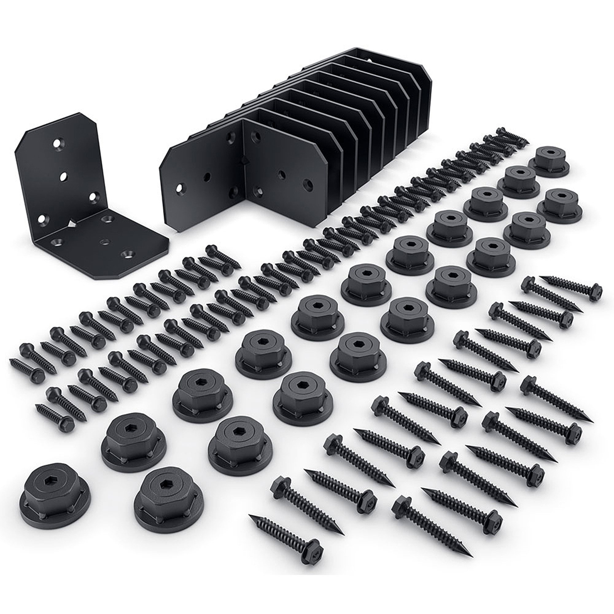 OZCO Ironwood Elevated Post Base Kit (10 in. x 10 in.)