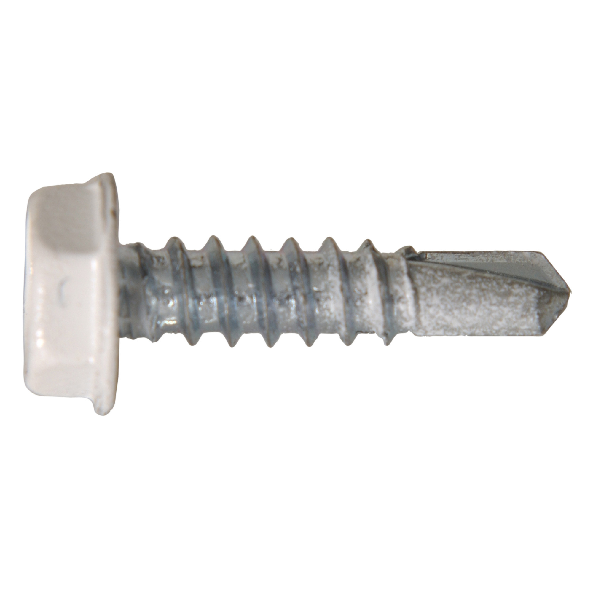 Hillman White Hex Washer-Head Self Drilling Screws (#10-16 x 3/4 in.)