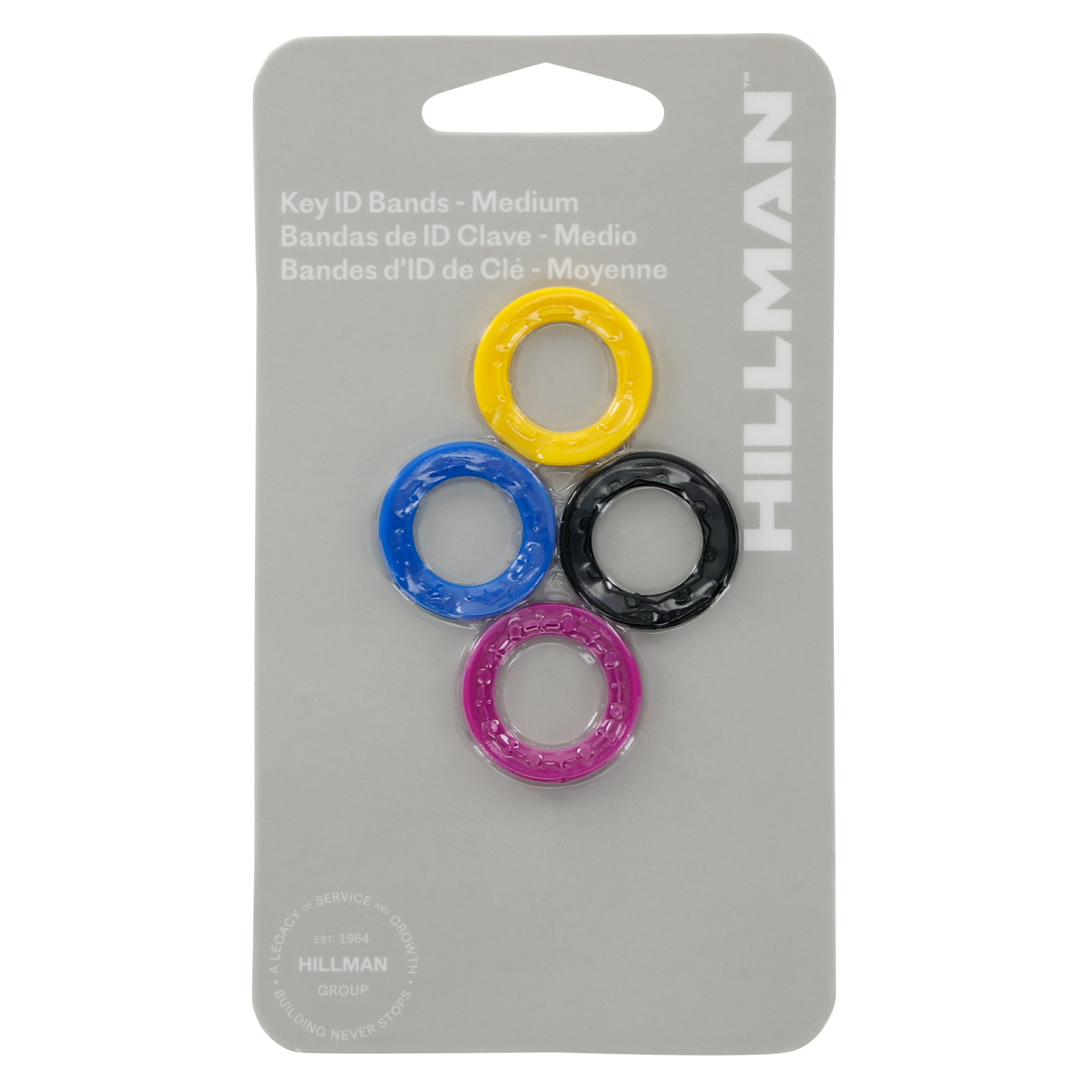 Hillman Key ID Band 4 Pack