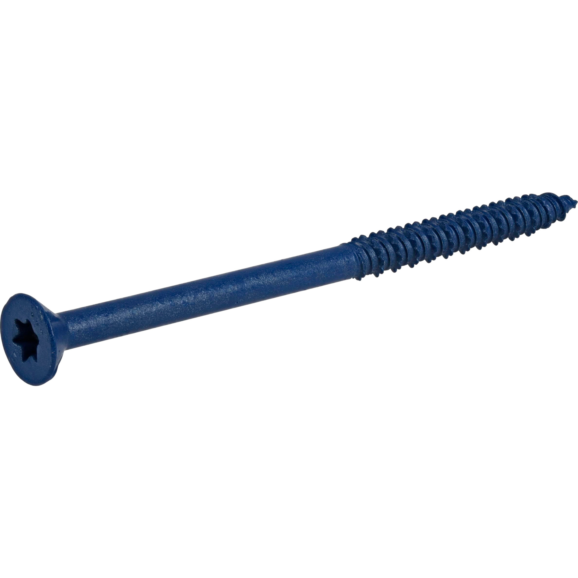 Power Pro Blue Flat-Head Concrete Screw Anchor (1/4 in. x 4 in.) - 100 pc