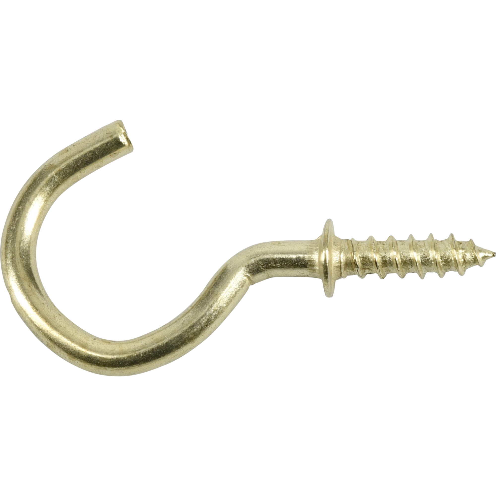 Hillman Brass Cup Hook (7/8 in.) - 20 pc