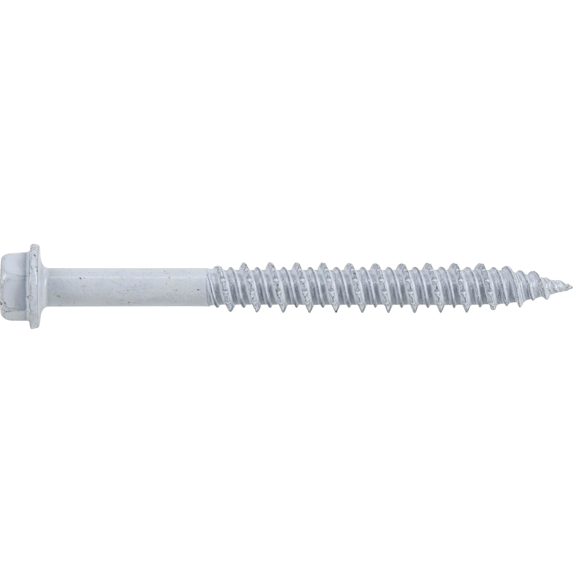 Power Pro White Hex Washer-Head Concrete Screw Anchor (1/4 in. x 2-3/4 in.) - 100 pc