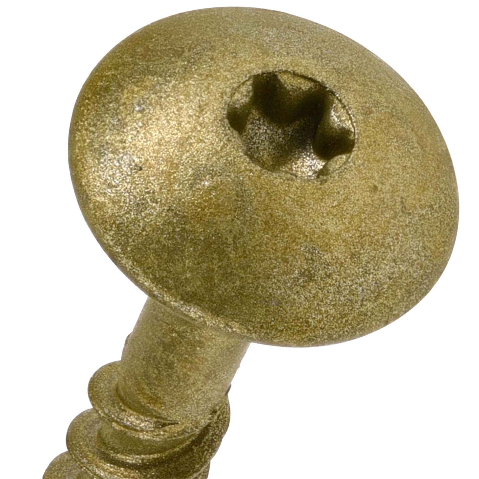 Power Pro Bronze Star Drive Construction Lag Screws (1/4 in.-20 x 2 in.) - 50 pc