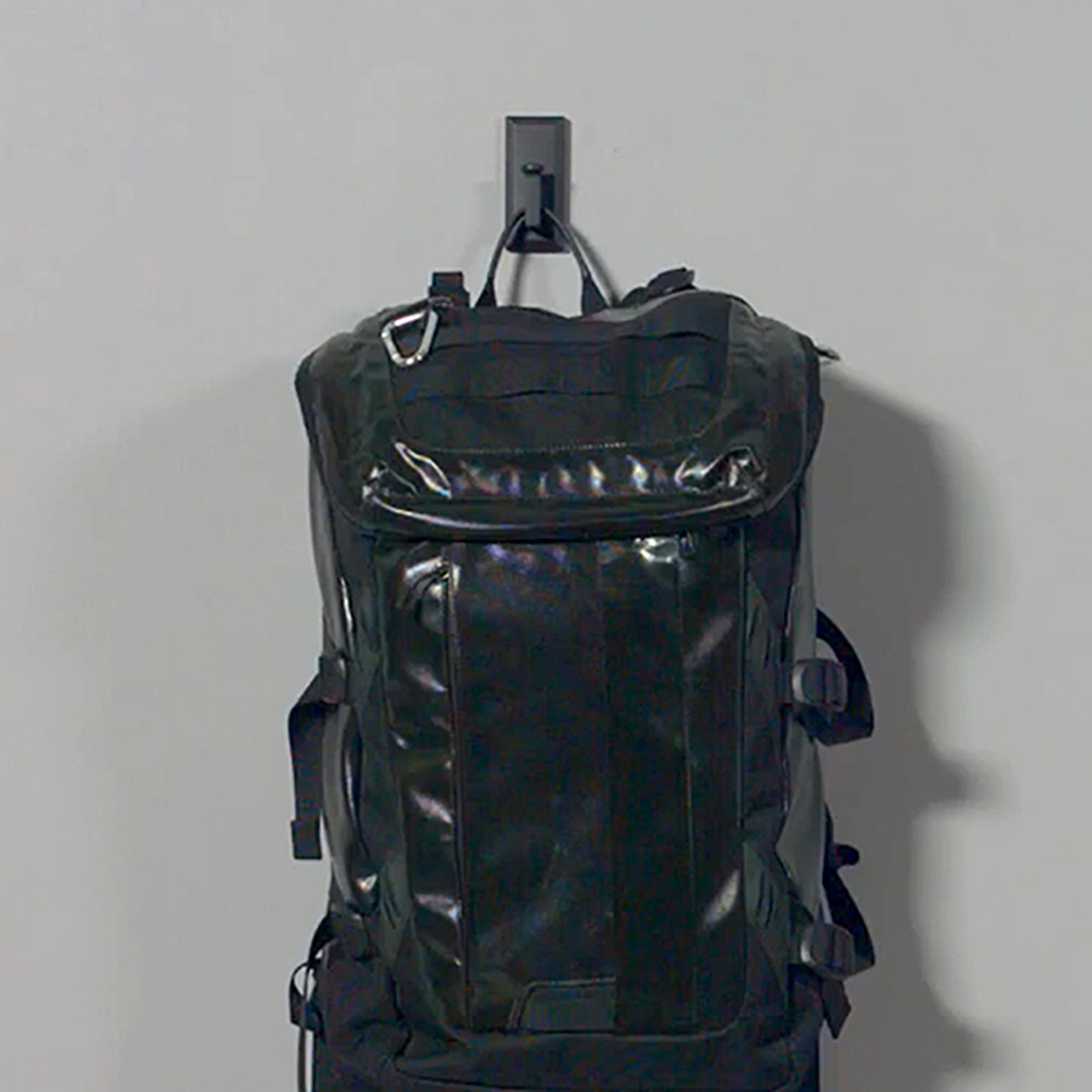 High & Mighty Decorative Hook Satin Nickel Rectangle (25lb)