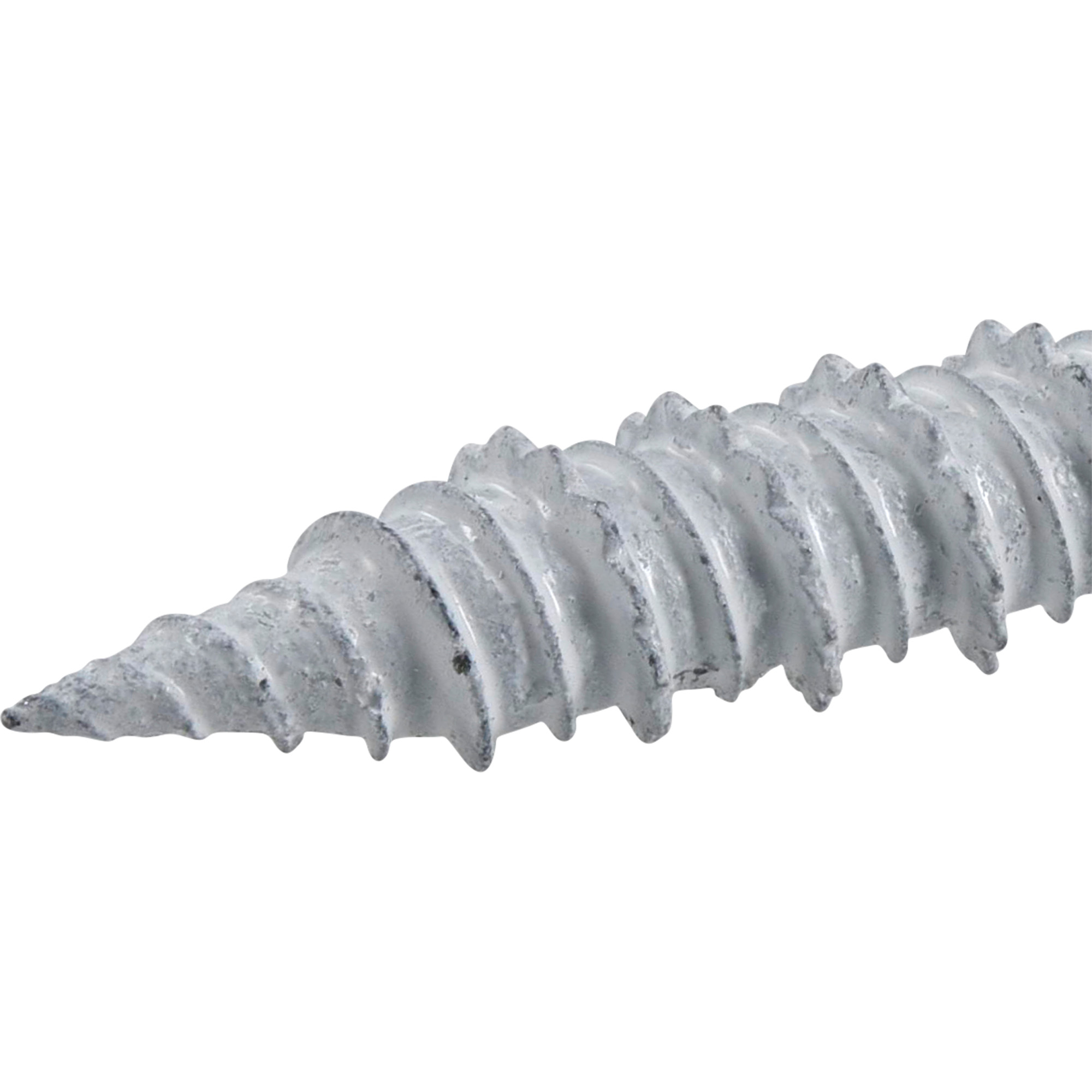 Power Pro White Hex Washer-Head Concrete Screw Anchor (1/4 in. x 1-1/4 in.) - 25 pc