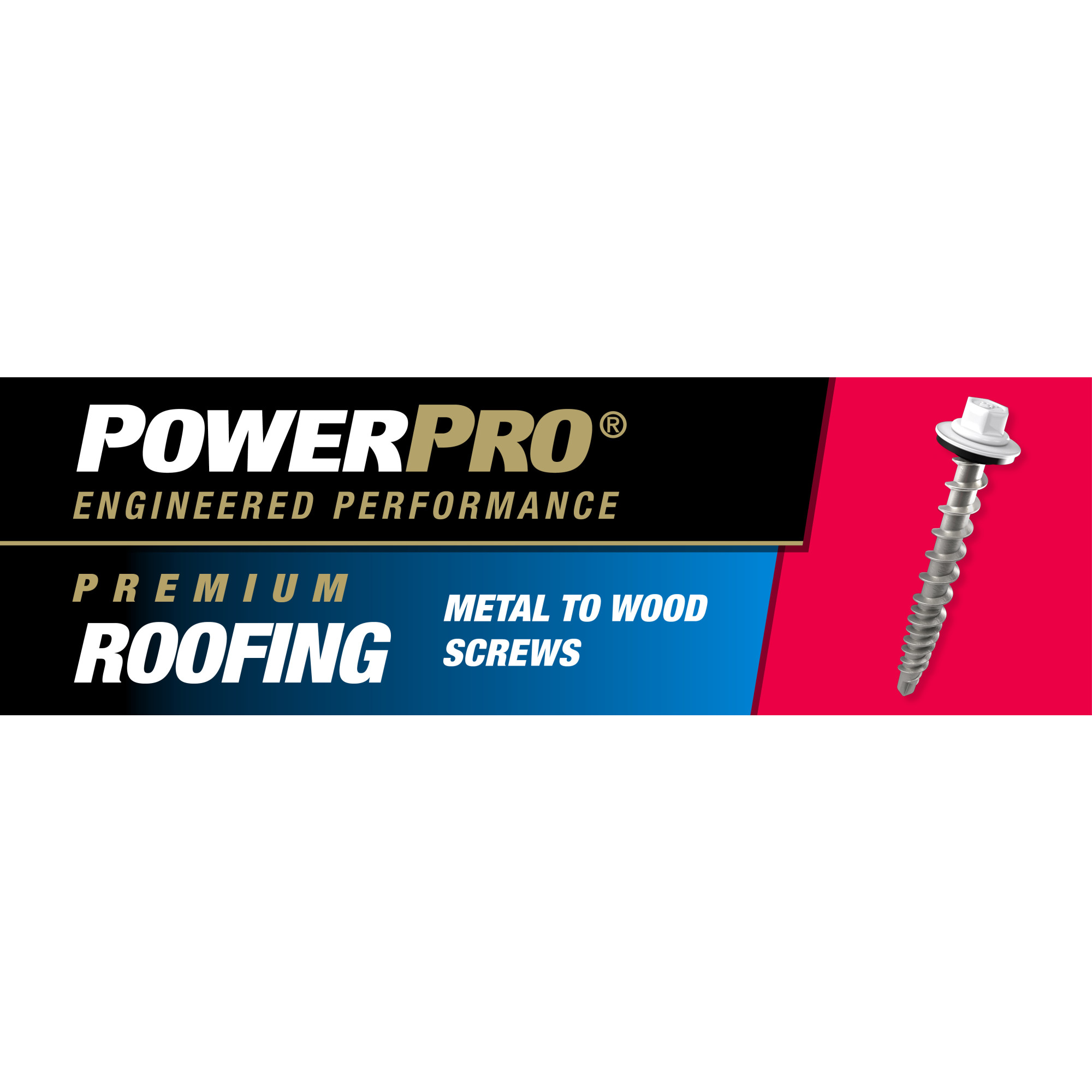Power Pro Gray Self Drilling Metal-to-Wood Roofing Screws (#10 x 2 in.) - 250 pc