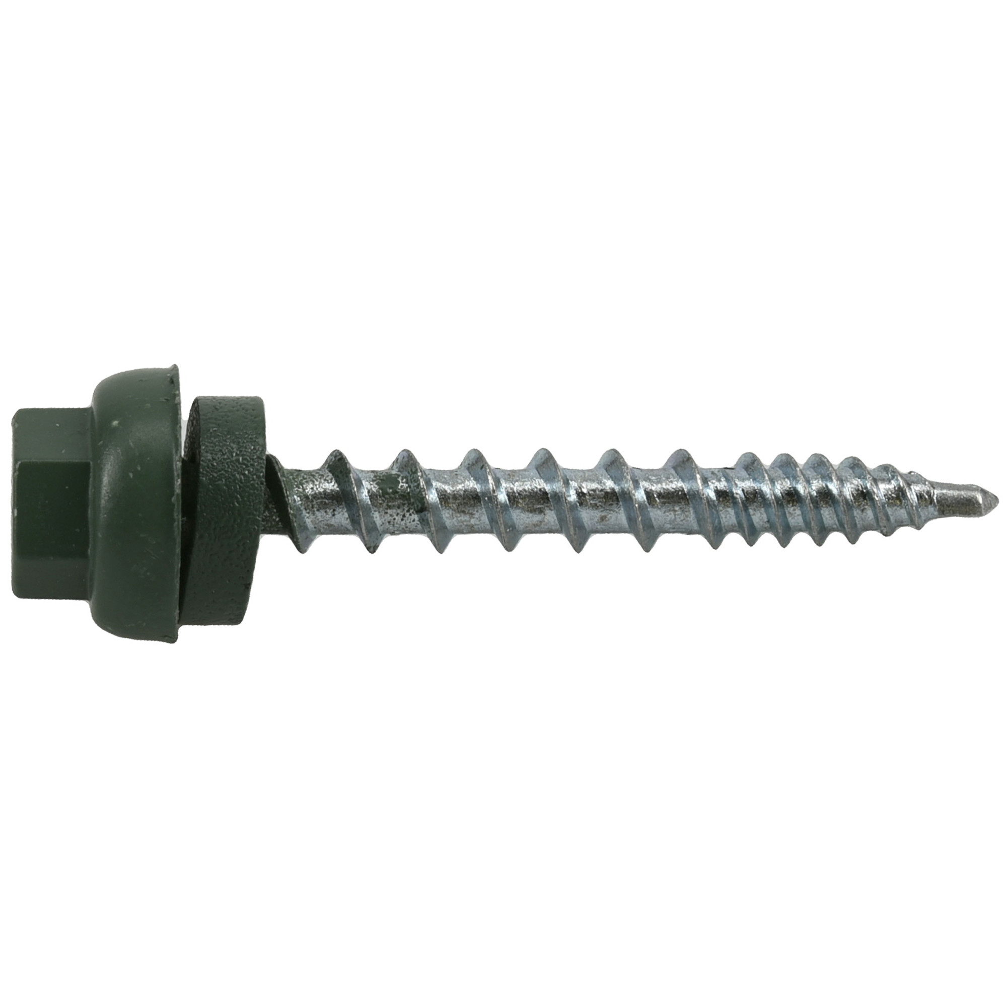 Power Pro Green Self Drilling Metal-to-Wood Roofing Screws (#10 x 1-1/2 in.)-62 pc