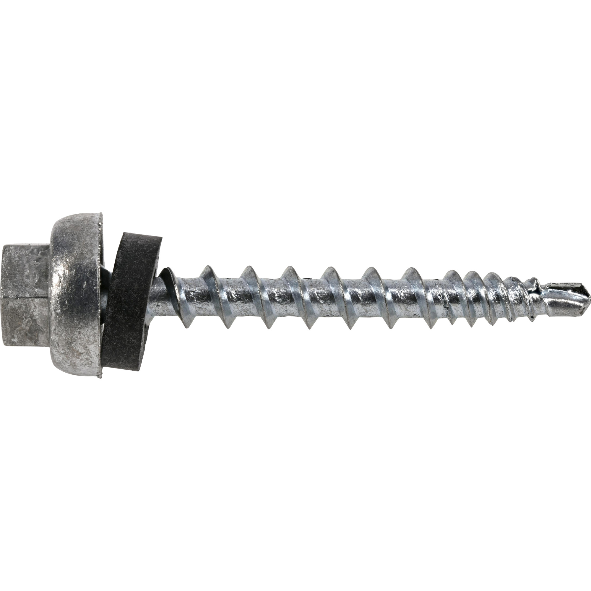 Power Pro Silver Self Drilling Metal-to-Wood Roofing Screws (#10 x 1-1/2 in.)-250pc