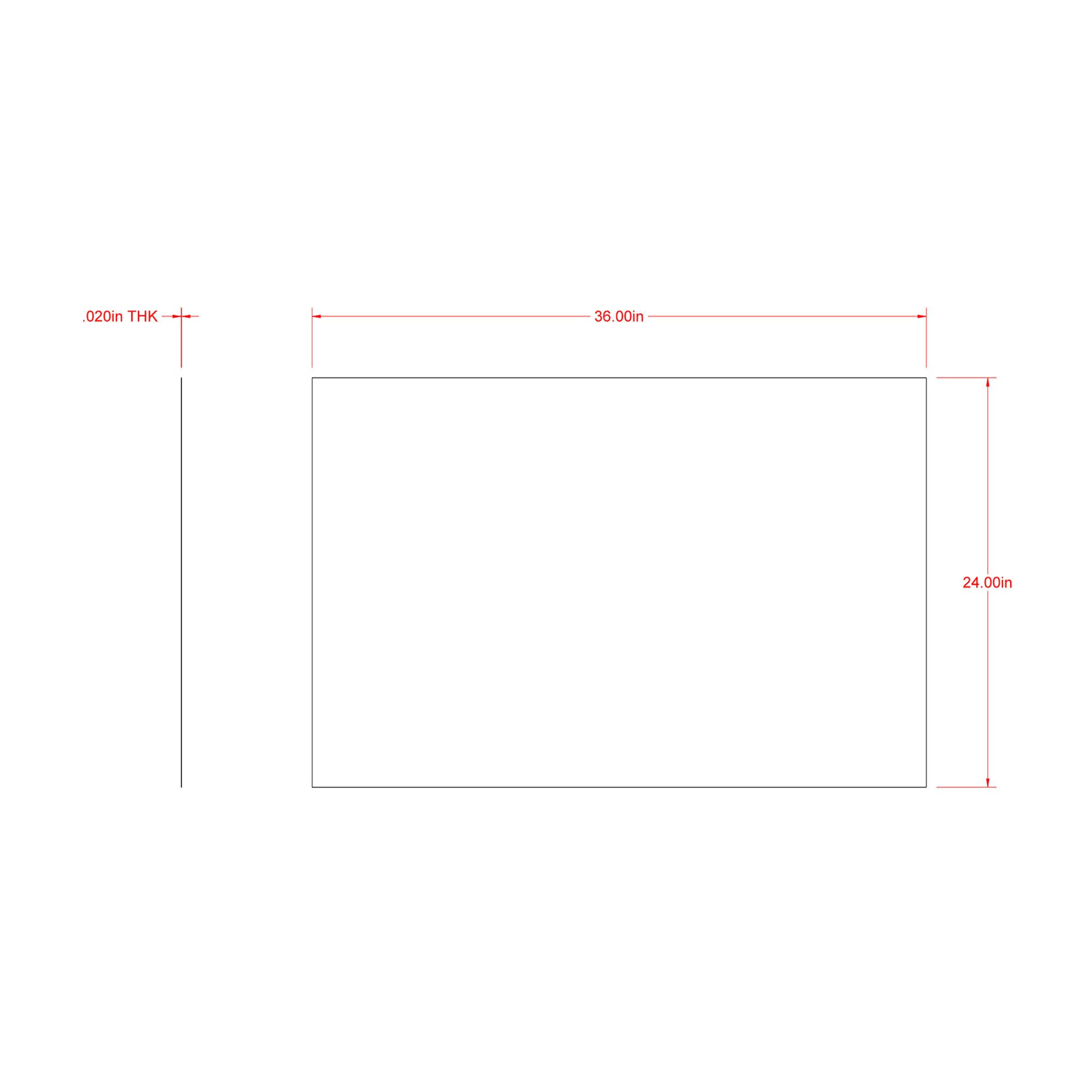 SteelWorks Aluminum Decorative Sheet Leather grain (.02 in. x 24 in. x 36 in.)
