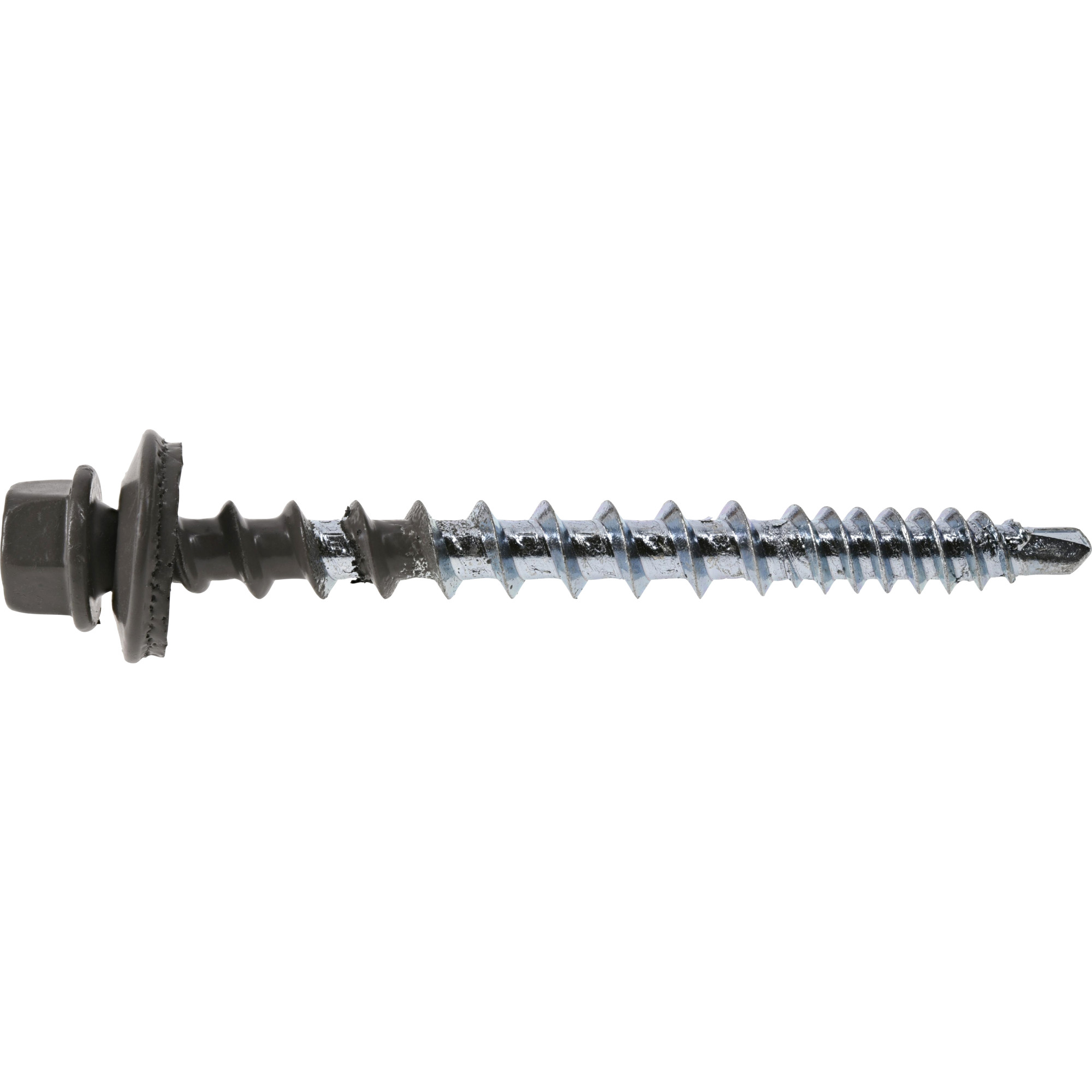 Power Pro Gray Self Drilling Metal-to-Wood Roofing Screws (#10 x 2 in.) - 250 pc