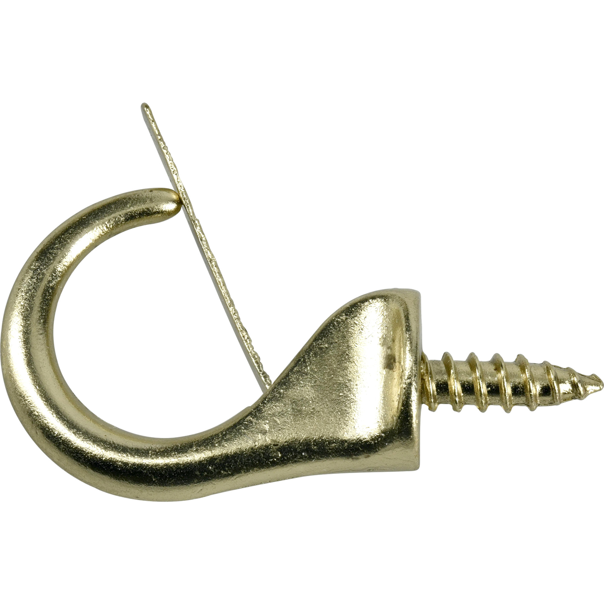 Hillman Safety Cup Hooks Brass (1-1/4 in.) 1lb 3 Pack