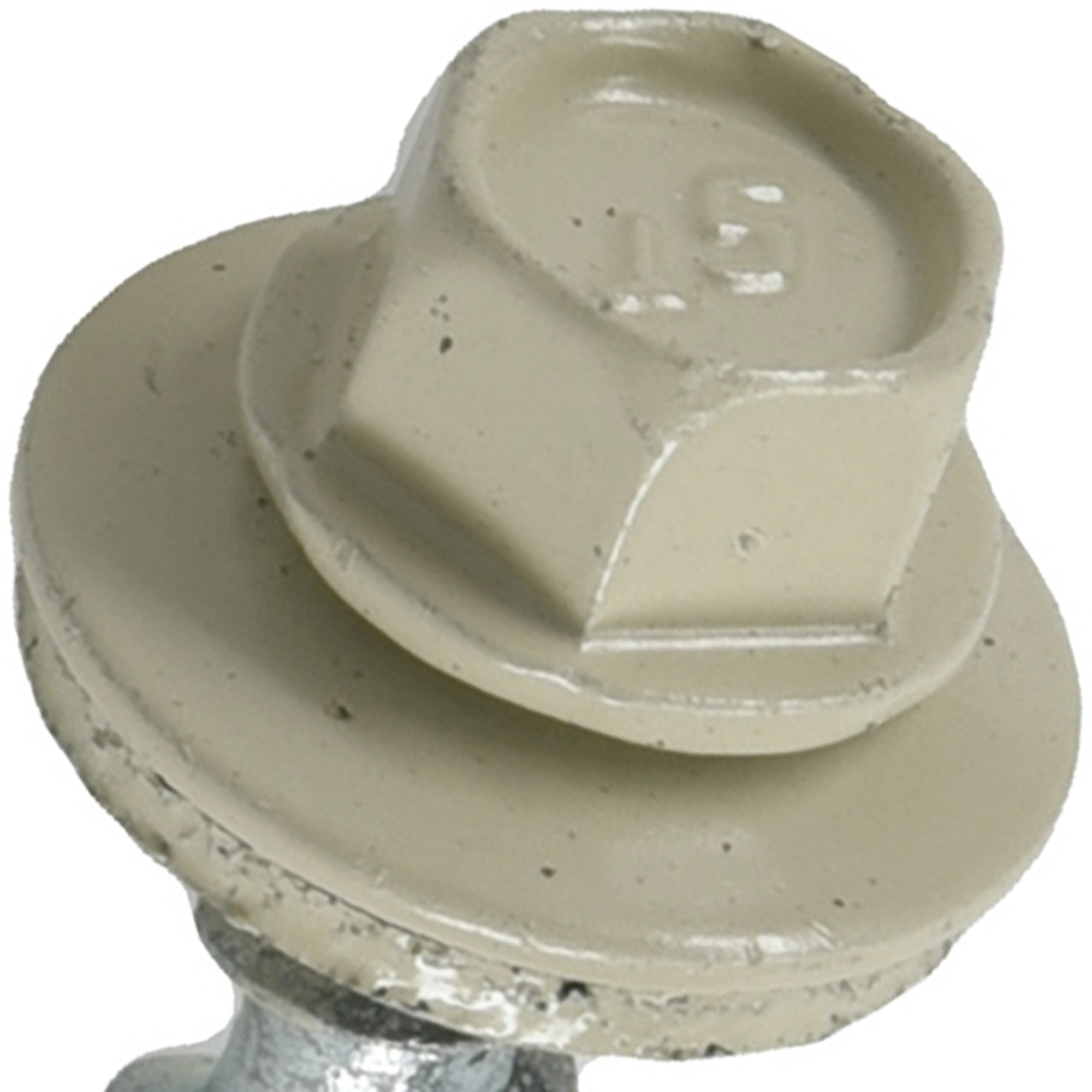 Power Pro Ivory Self Drilling Metal-to-Wood Roofing Screws (#10 x 2 in.) - 77 pc