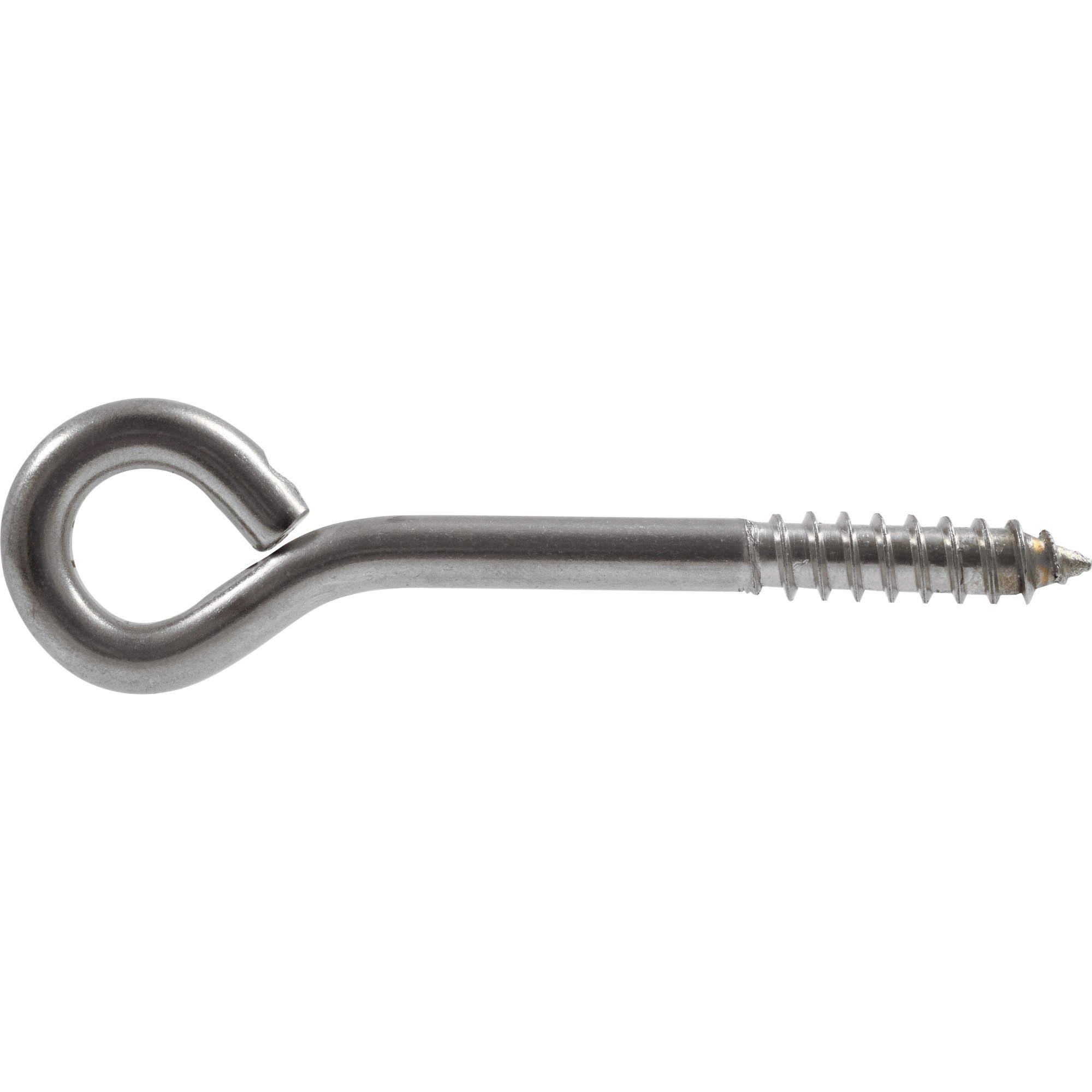 Hillman Stainless Steel Screw Eyes (1/4 in. x 3-3/4 in.) - 5 pc