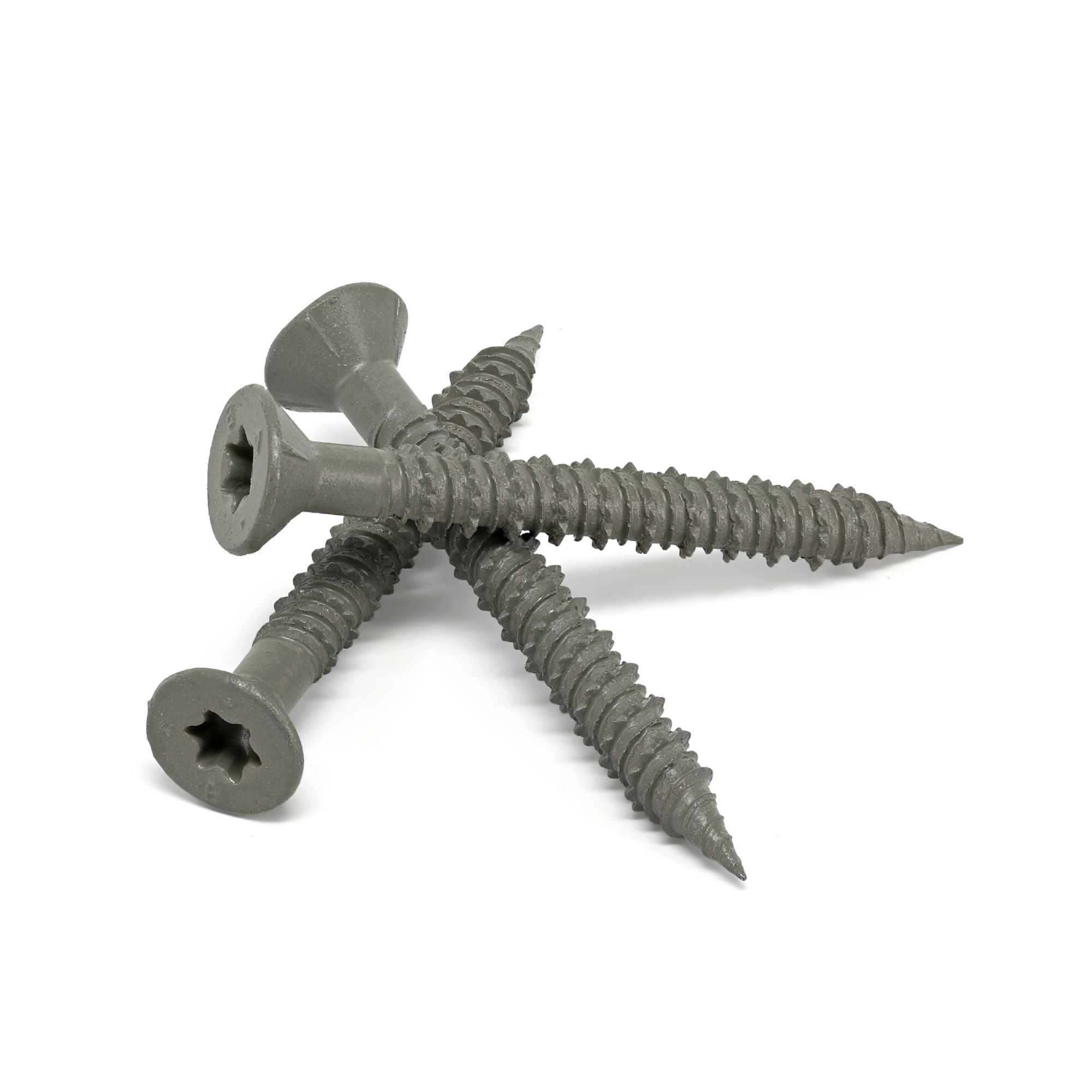 Power Pro 410 Stainless Flat Concrete Screw Anchor (1/4 in. x 2-1/4 in.) 100 pc