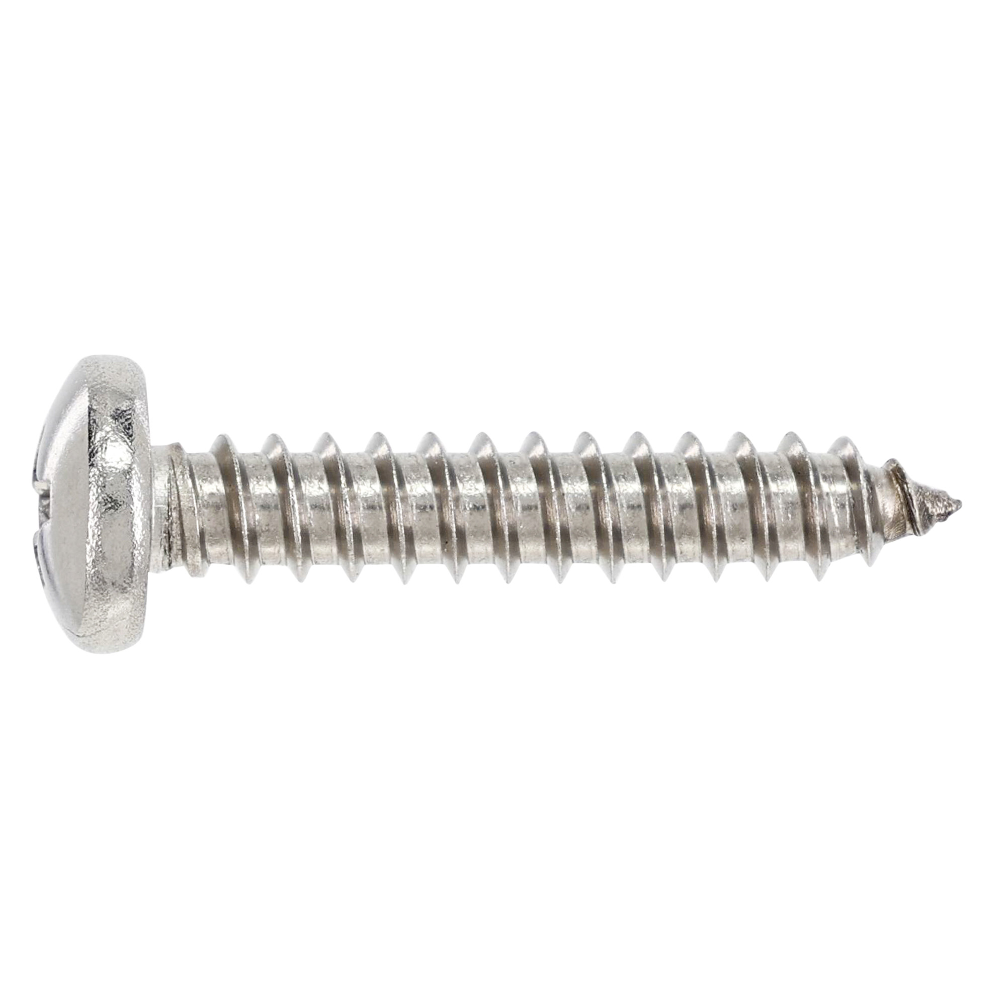 Hillman Zinc Square Drive Pan Head Sheet Metal Screw (#12 x 2 in.) - 100 pc
