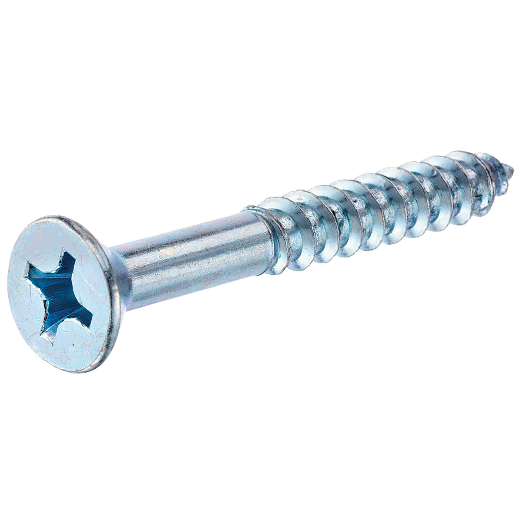 Hillman Zinc Flat Head Phillips Wood Screw #6 x 7/8 in.