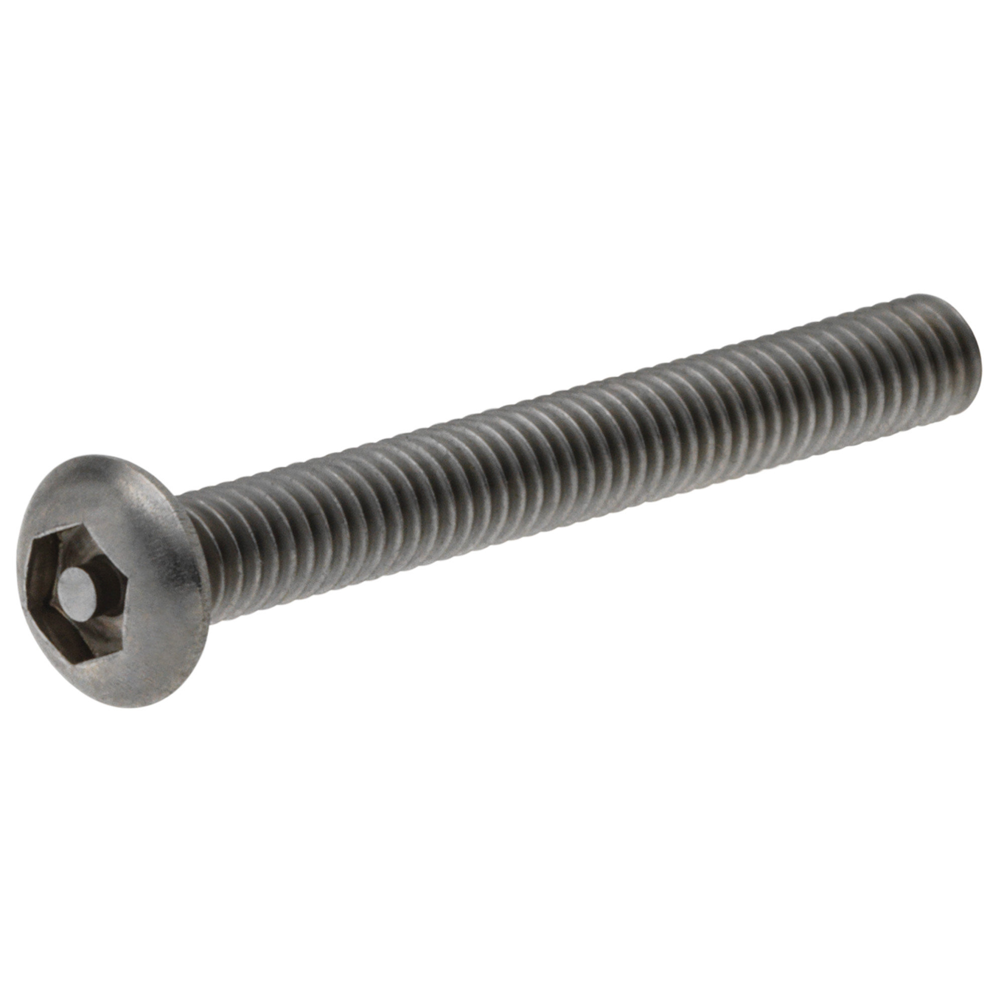 Hillman Stainless Button-Head Hex Socket Security Machine Screws (#6-32 x 1-1/2 in.)