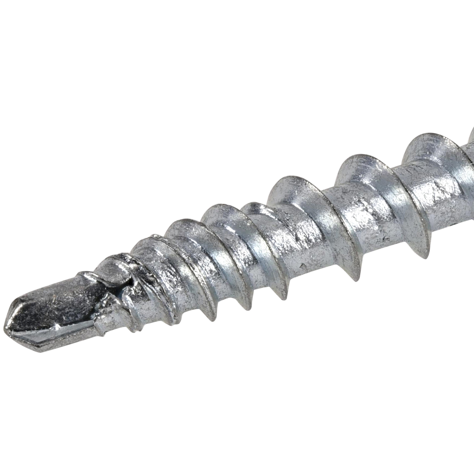 Power Pro Silver Self Drilling Metal-to-Wood Roofing Screws (#10 x 1-1/2 in.)-250pc