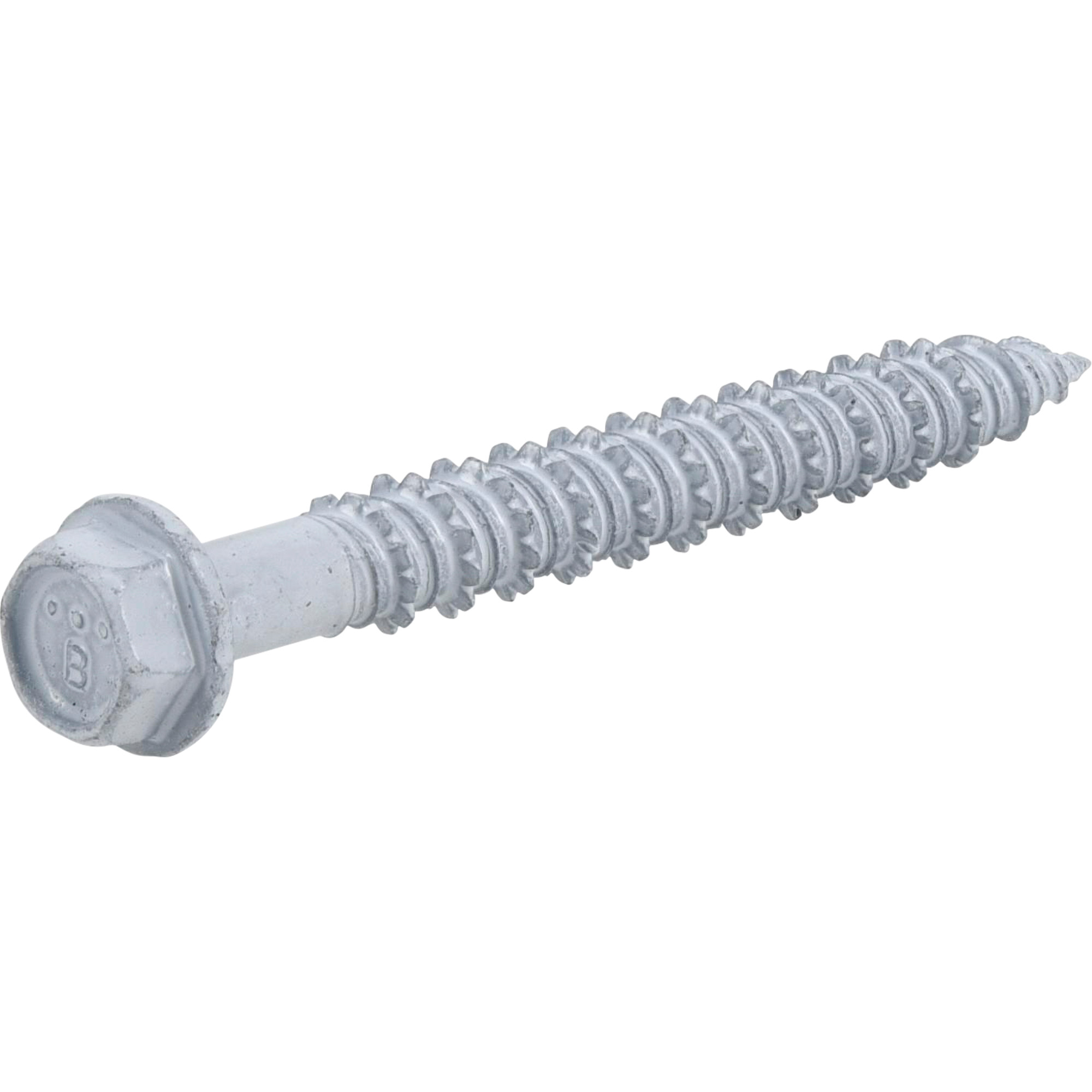 Power Pro White Hex Washer-Head Concrete Screw Anchor (1/4 in. x 2-1/4 in.) - 100 pc