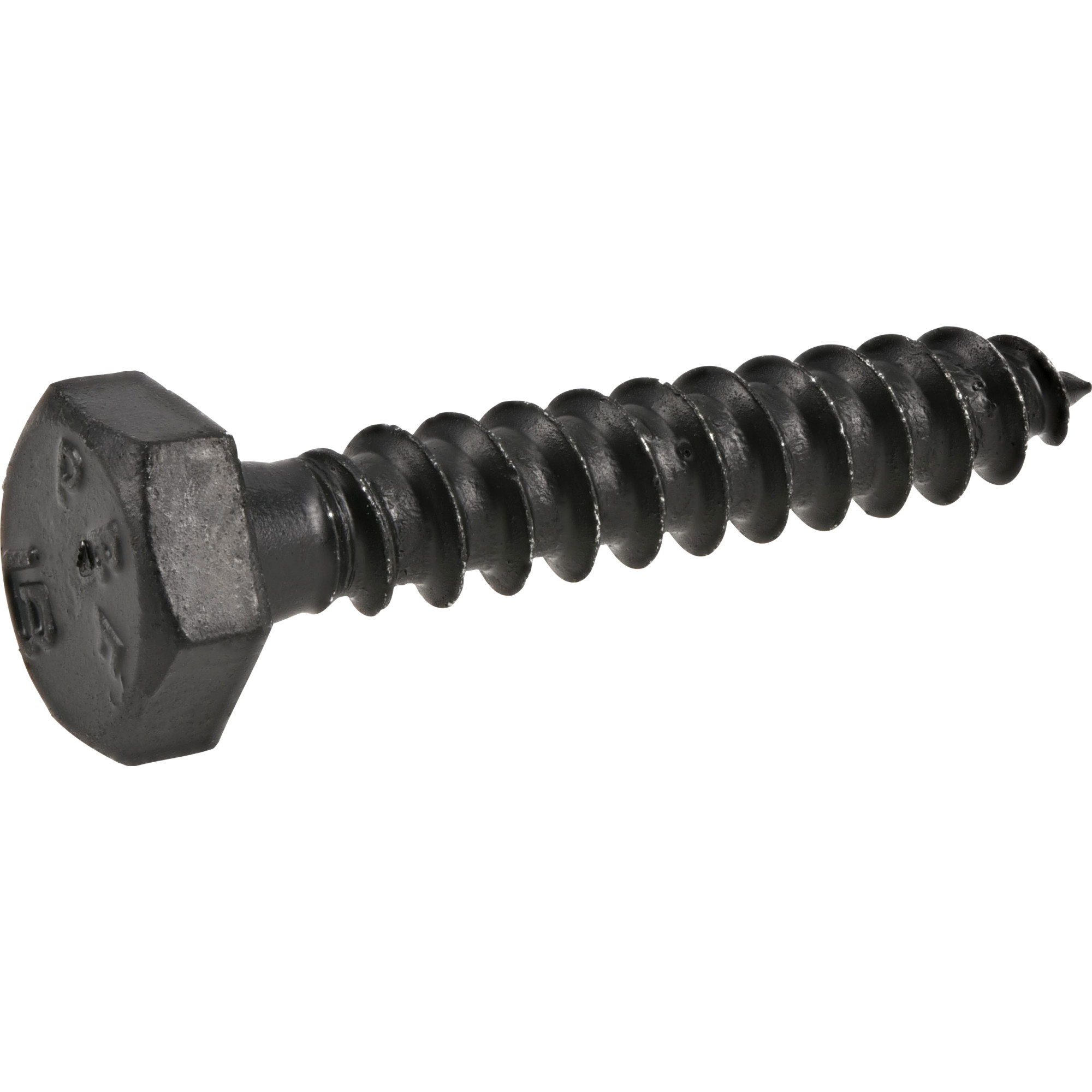 Deck Plus Black Coated Lag Screws 1/4 in. x 1-1/2 in.
