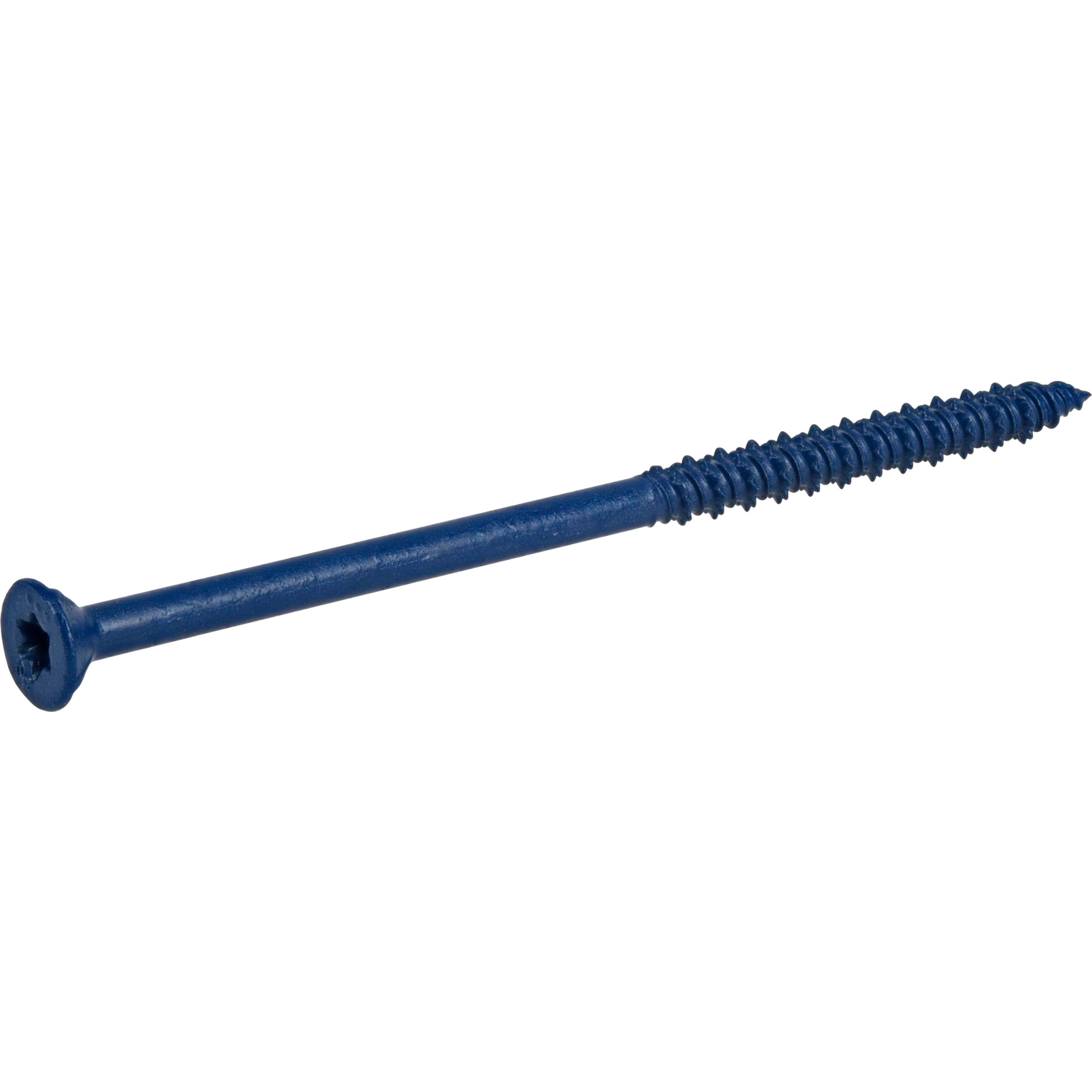 Power Pro Blue Flat-Head Concrete Screw Anchor (3/16 in. x 4 in.) - 100 pc