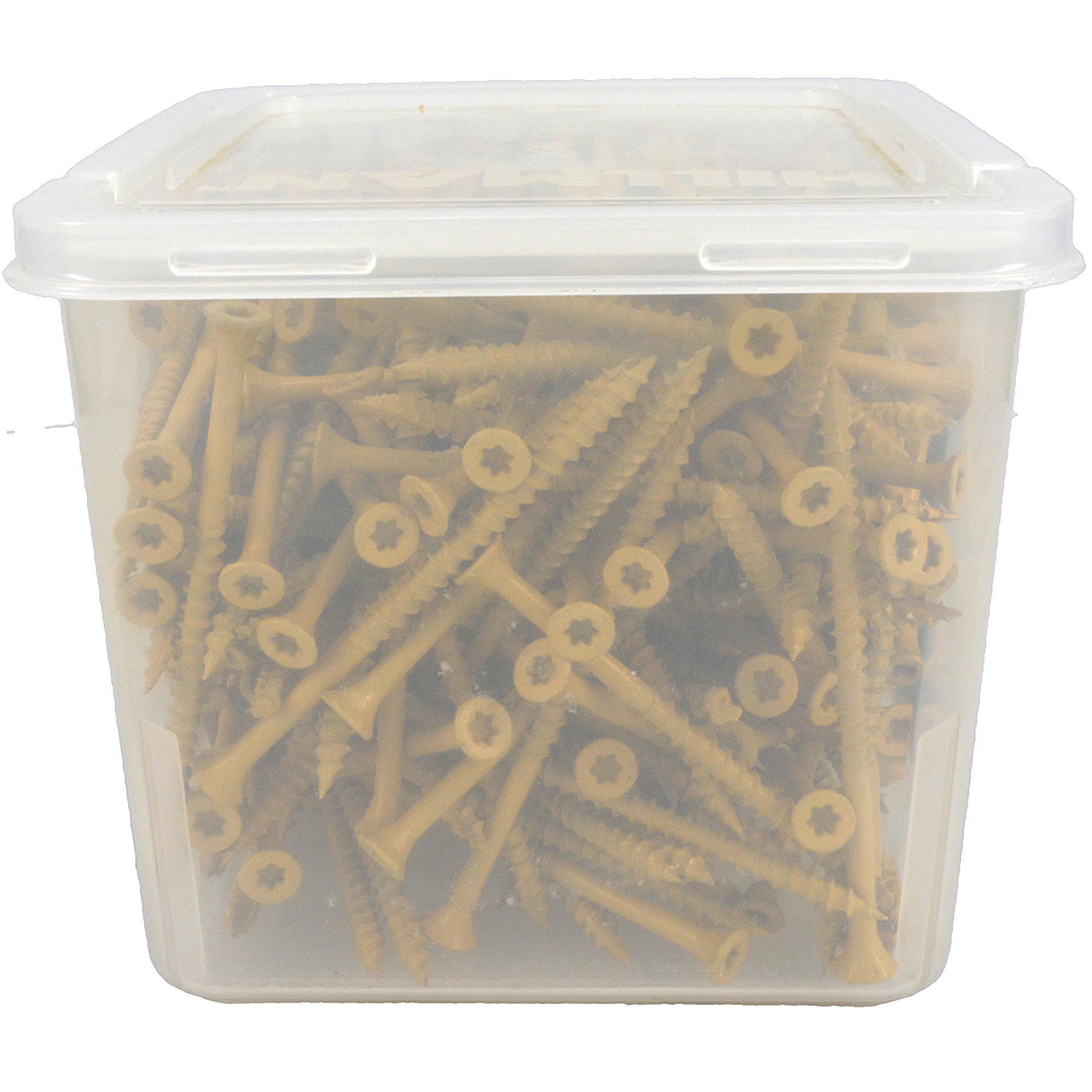Deck Plus Tan Deck Screws (#10 x 3-1/2 in.)