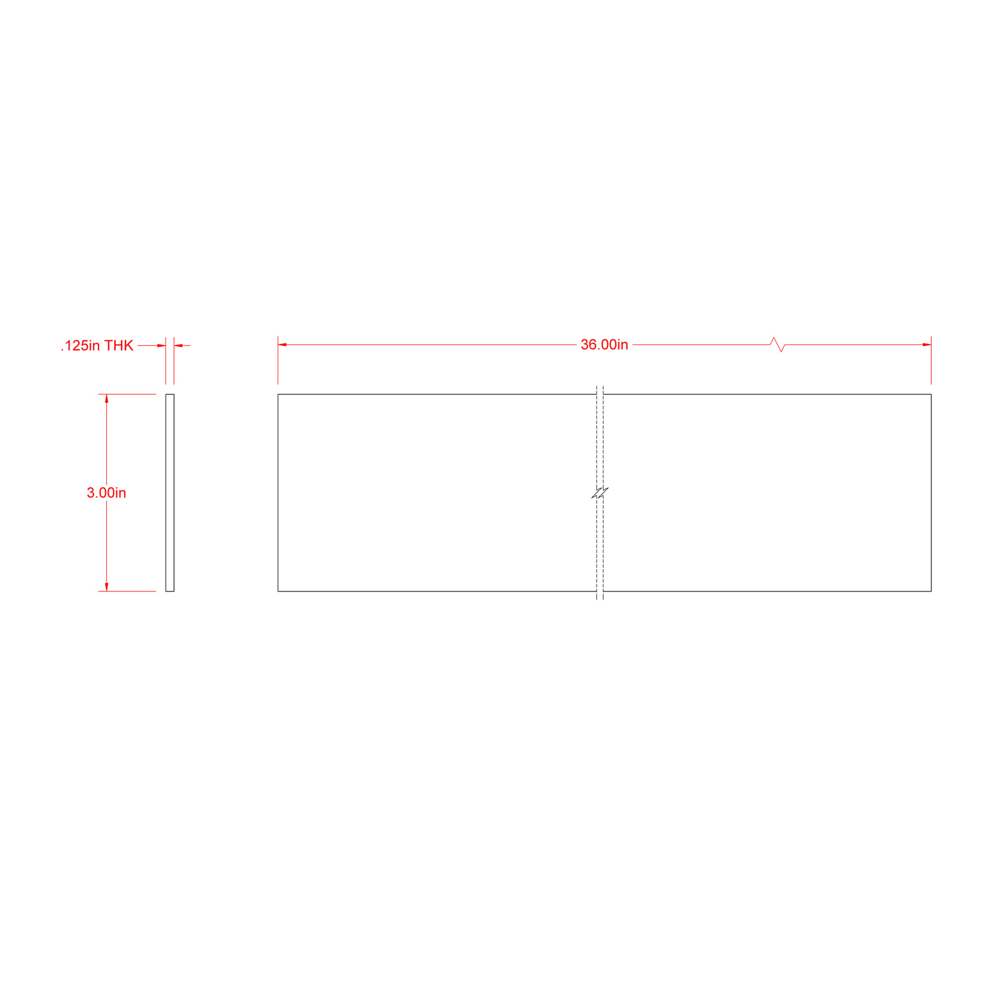 SteelWorks Weldable Steel Flat (1/8 in. x 3 in. x 3 ft.)