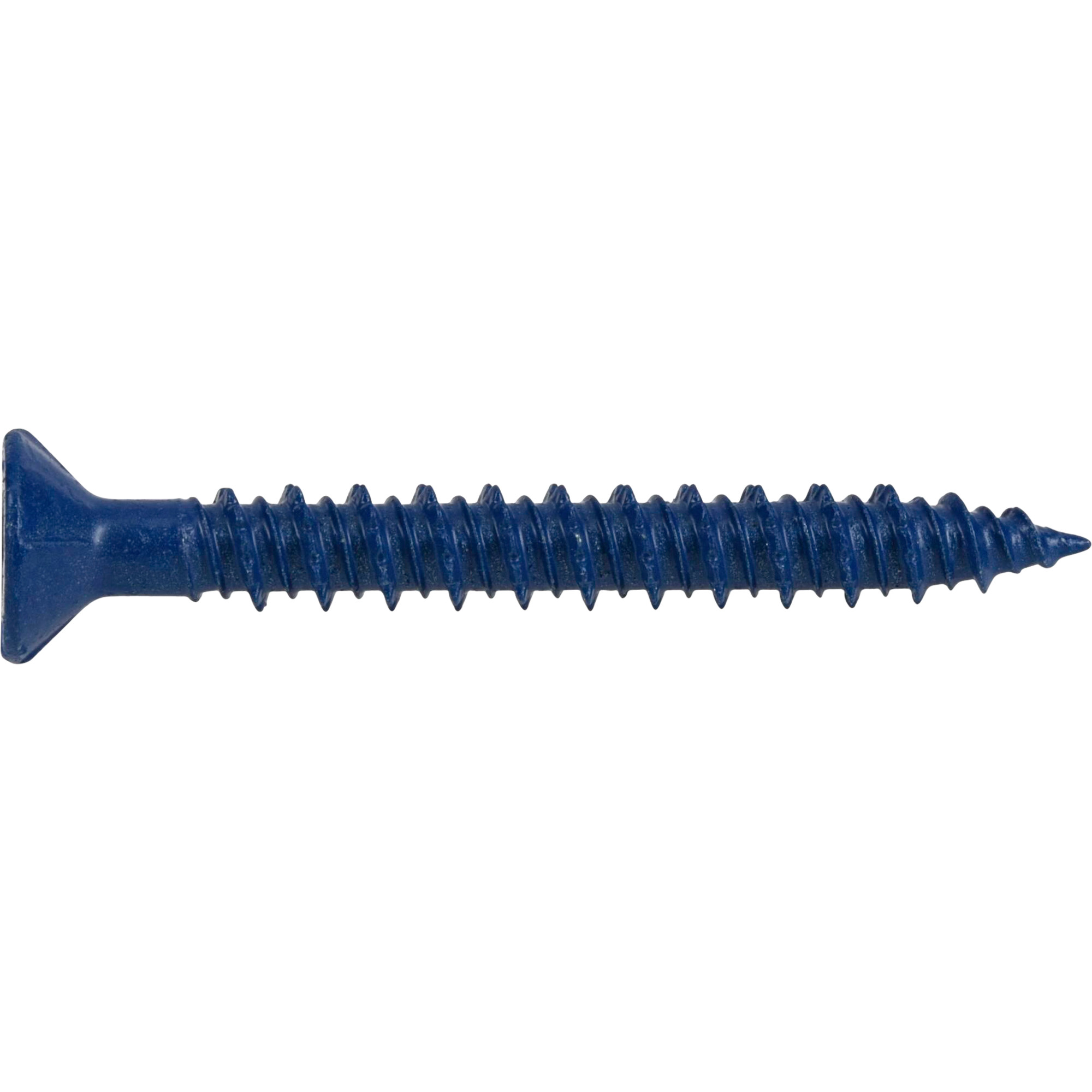 Power Pro Blue Flat-Head Concrete Screw Anchor (1/4 in. x 2-1/4 in.) - 100 pc