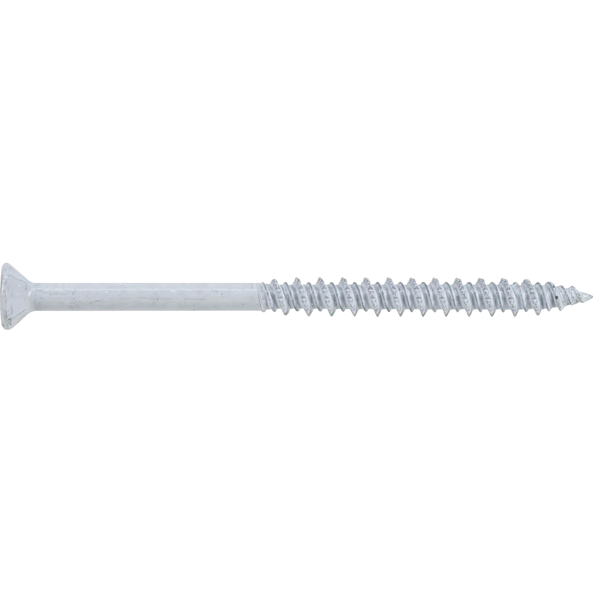 Power Pro White Flat-Head Concrete Screw Anchor (3/16 in. x 3-1/4 in.) - 100 pc