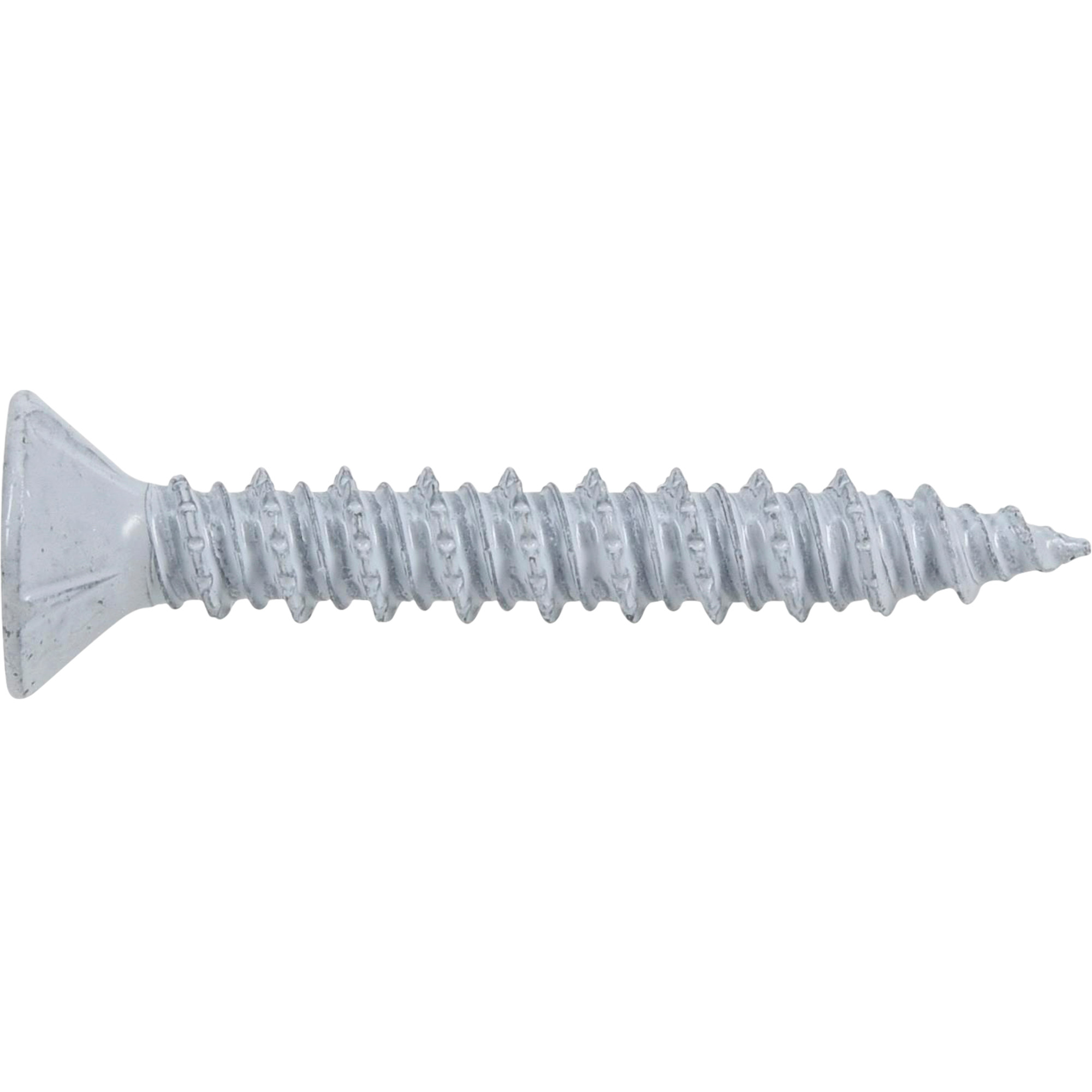 Power Pro White Flat-Head Concrete Screw Anchor (1/4 in. x 1-3/4 in.) - 18 pc