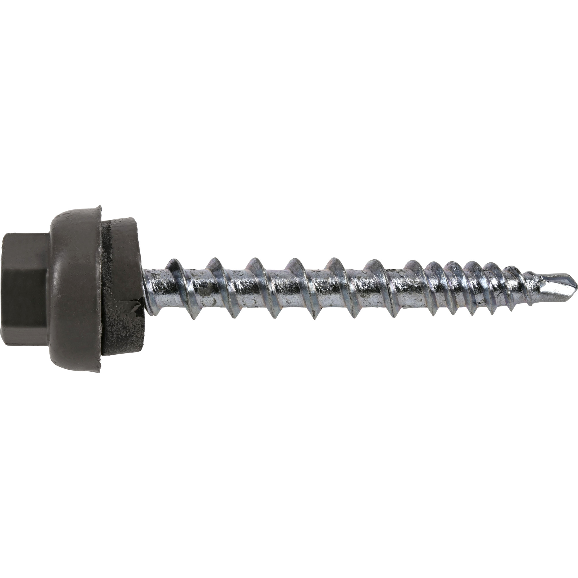 Power Pro Gray Self Drilling Metal-to-Wood Roofing Screws (#10 x 1-1/2 in.)-250 pc