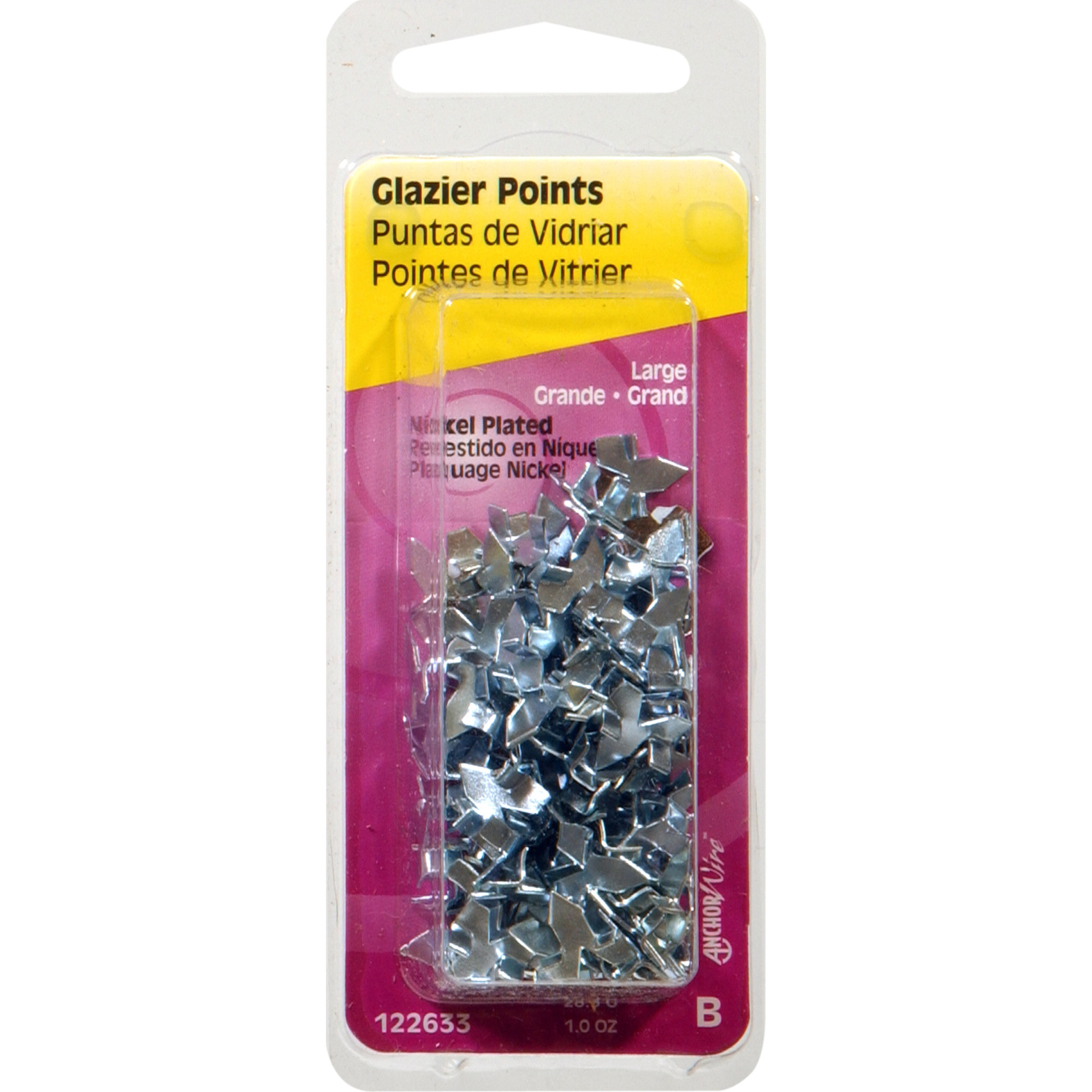 Anchor Wire Glazier Points (Large) - 1 oz.
