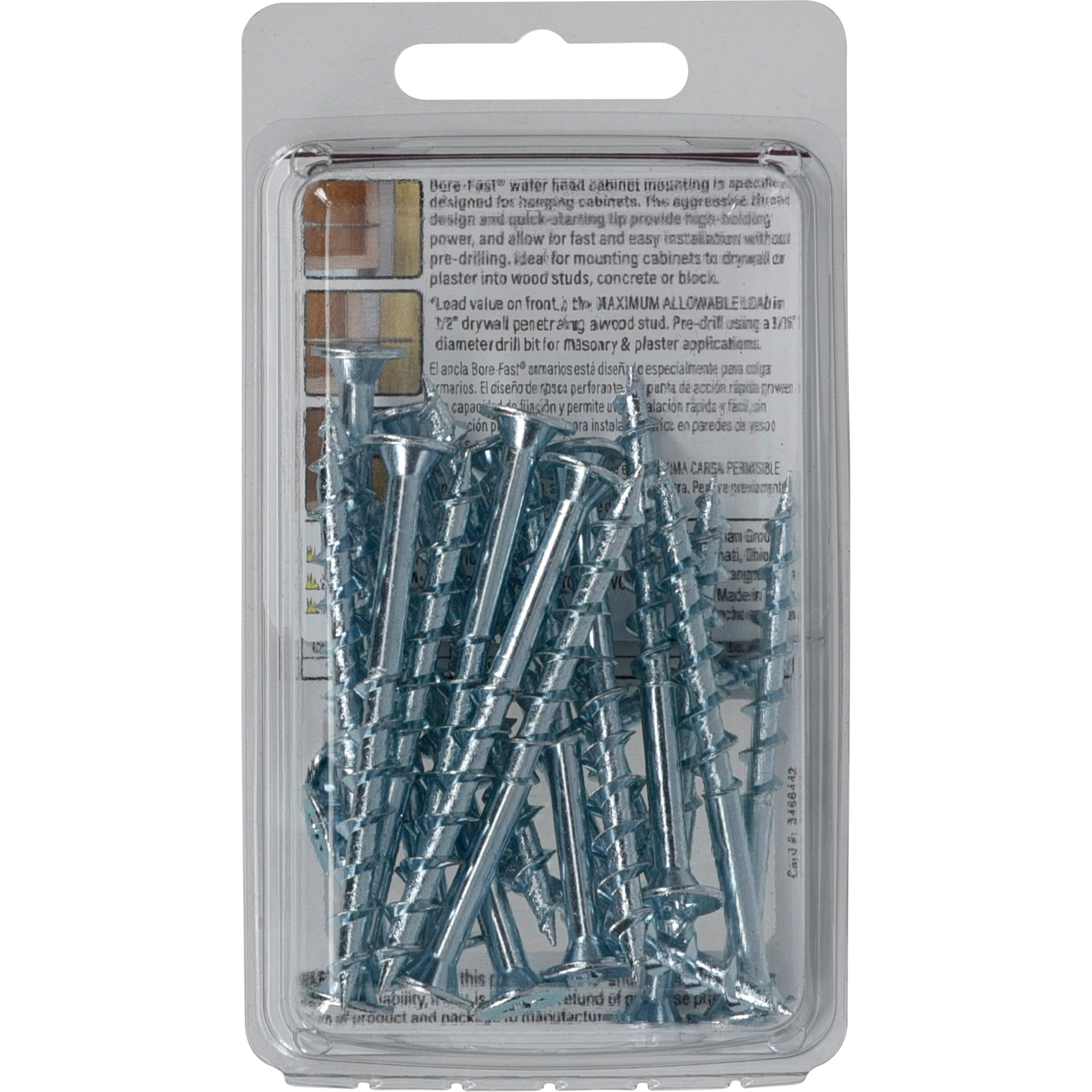Hillman Borefast Zinc Phillips Wafer-Head Screw Anchor (2-1/2 in.) - 20 pc