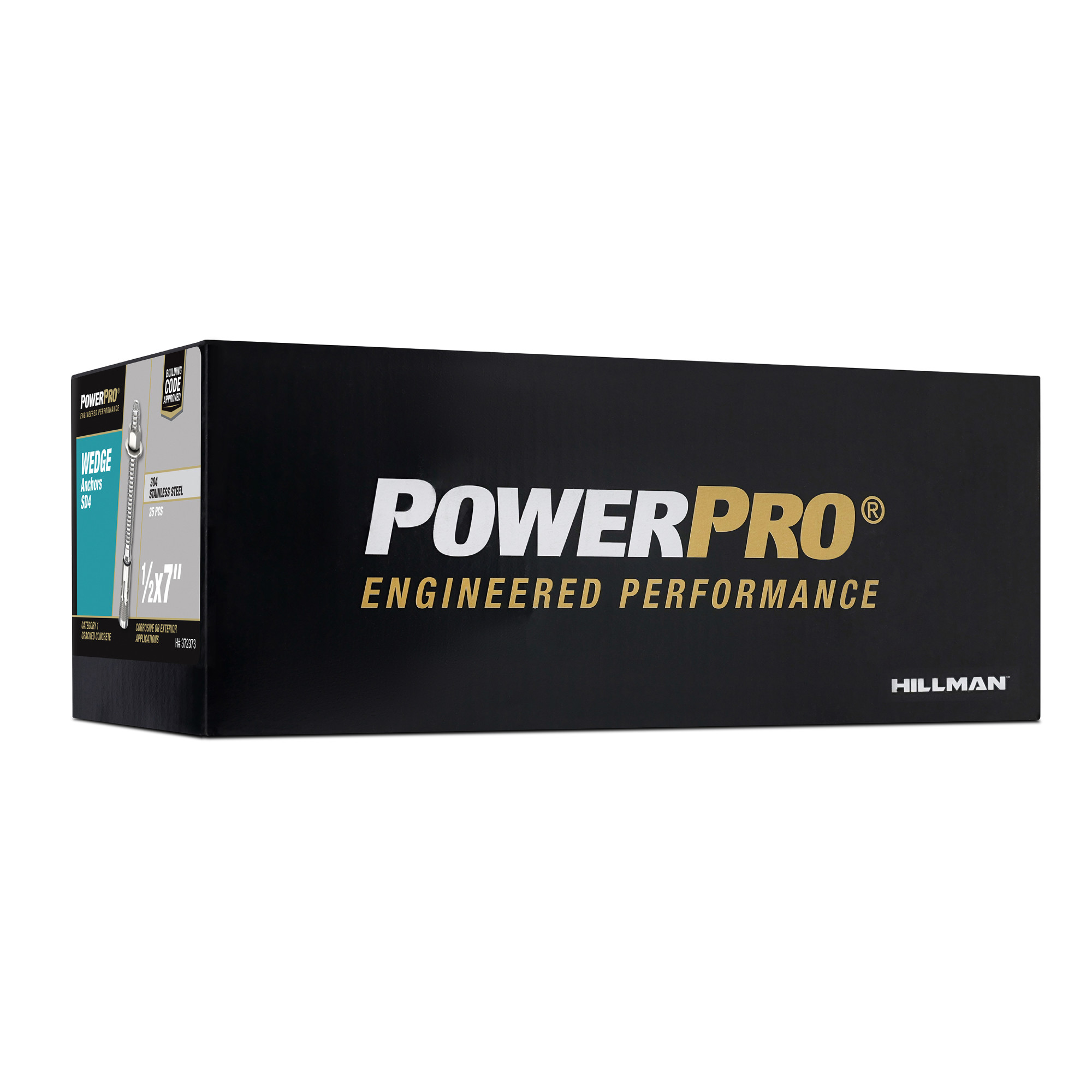 Power Pro SD4 304 Stainless Steel Wedge Anchors (1/2 in. x 7 in.) - 25 pc