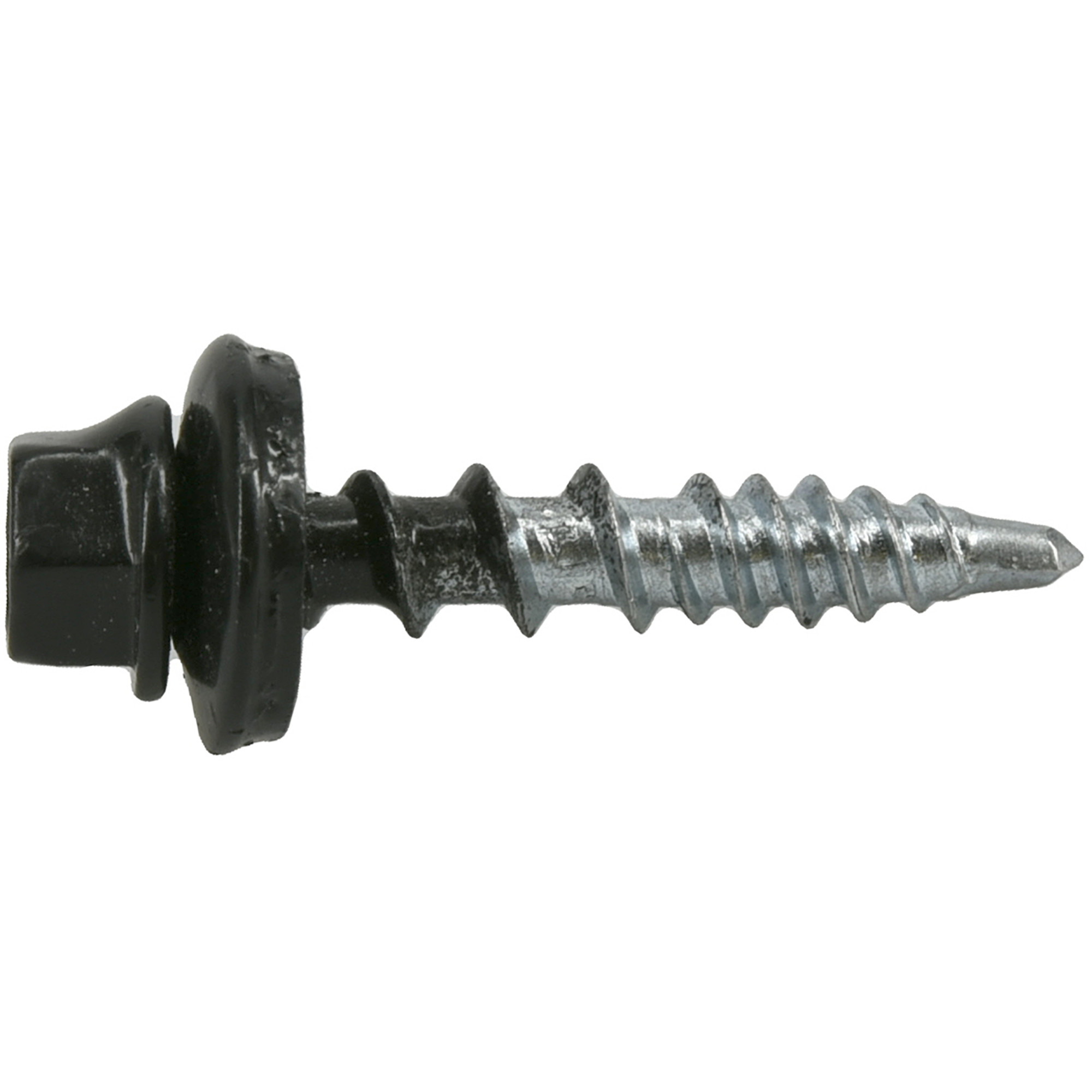 Power Pro Black Self Drilling Metal-to-Wood Roofing Screws (#10 x 1 in.) - 250 pc
