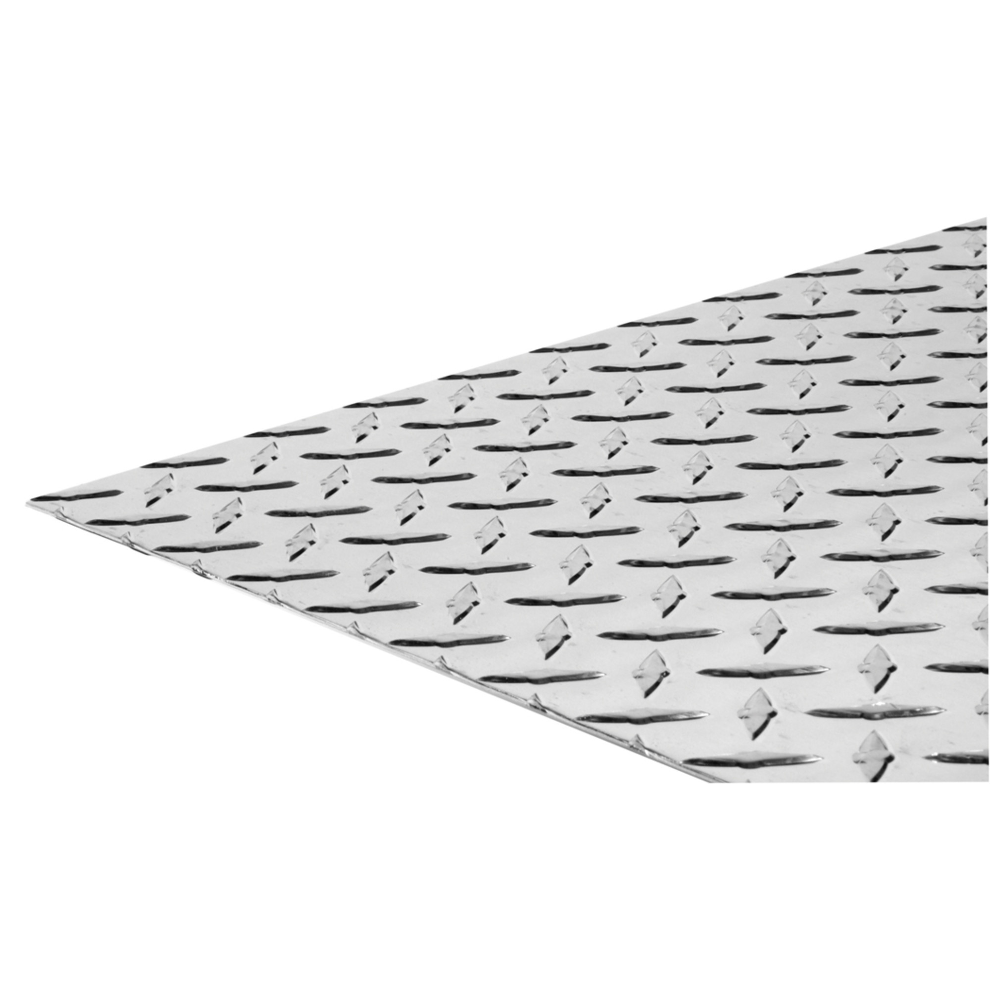 SteelWorks Tread Plate Bright Aluminum (0.100 in. x 12 in. x 24 in.)