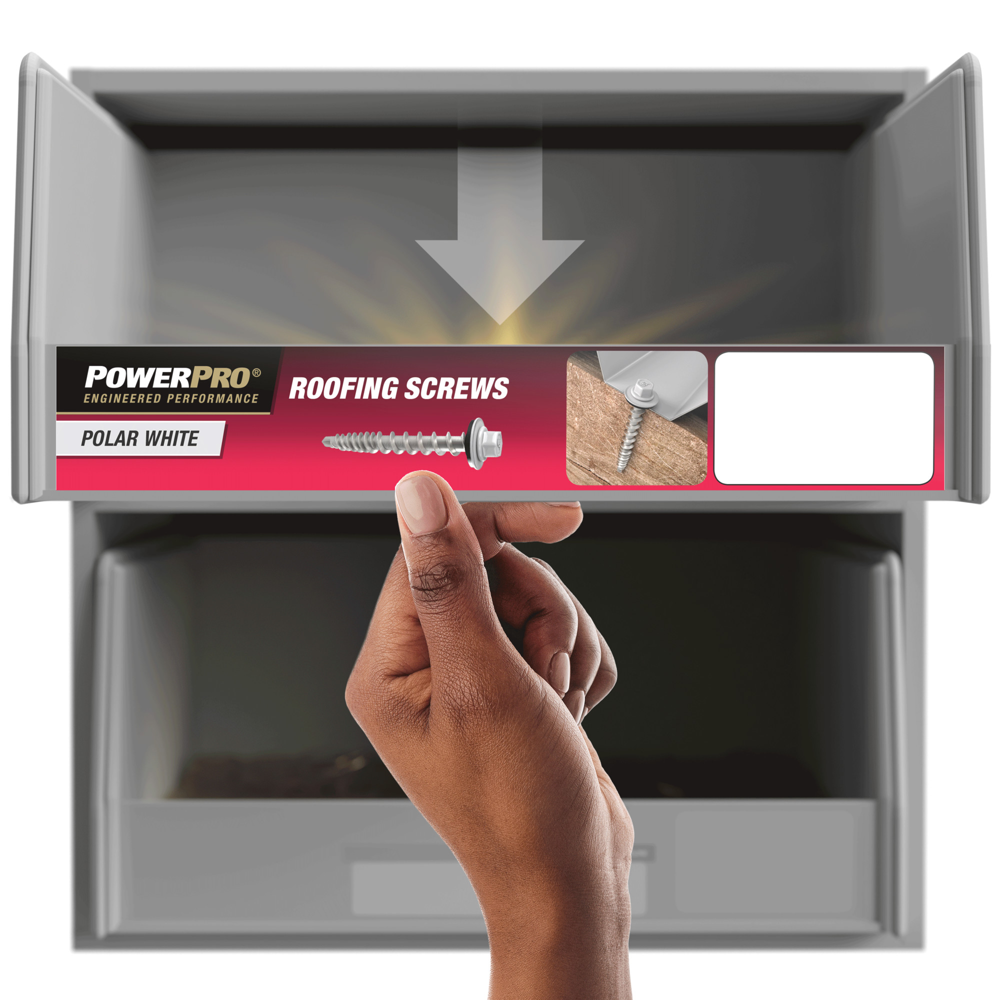 Power Pro White Self Drilling Metal-to-Wood Roofing Screws (#10 x 1-1/2 in.)-250 pc