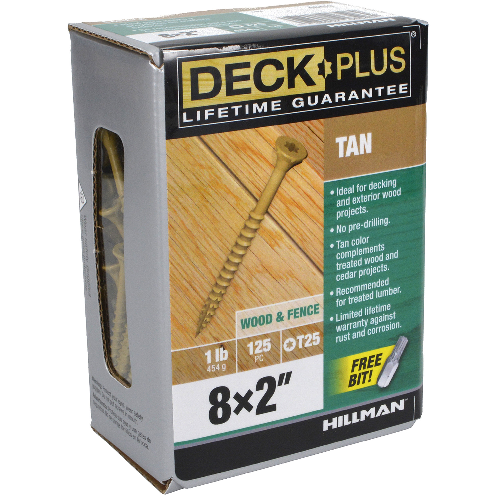Deck Plus Tan Deck Screws (#8 x 2 in.)