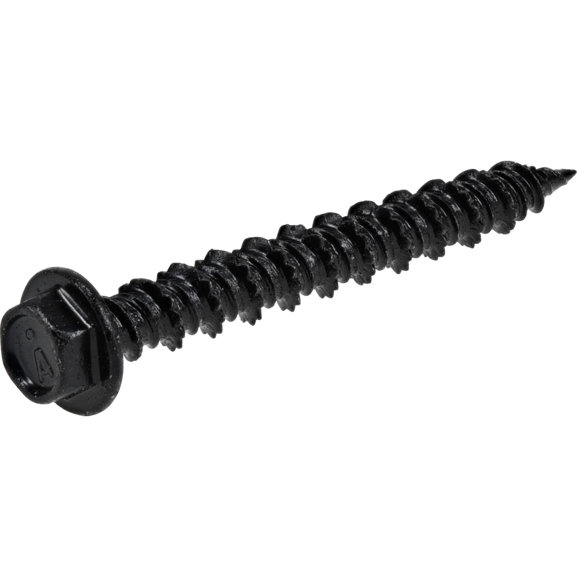 Power Pro Black Hex Washer-Head Concrete Screw Anchor (3/16 in. x 1-3/4 in.) - 100 pc