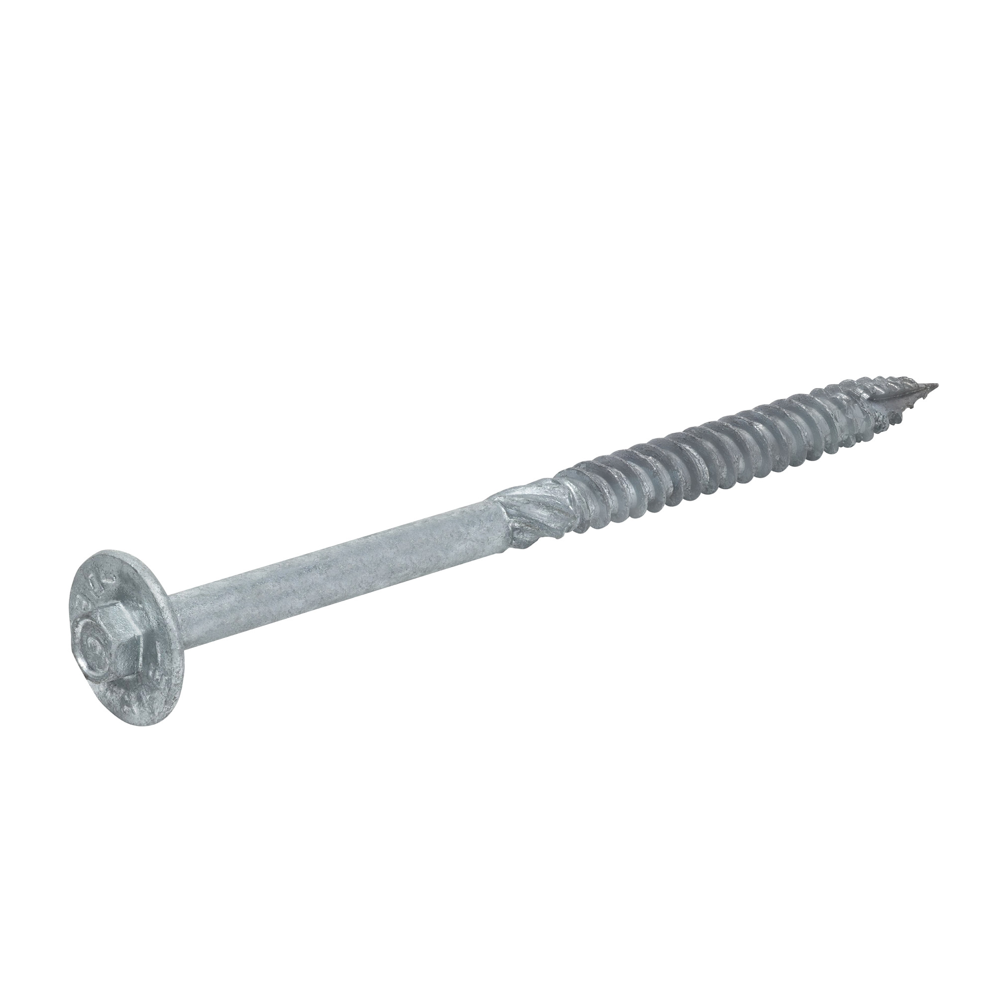 DeckMate Hot Dipped Galvanized Large Hex Washer Hd Structural Screws (3/8 in. x 6 in.)