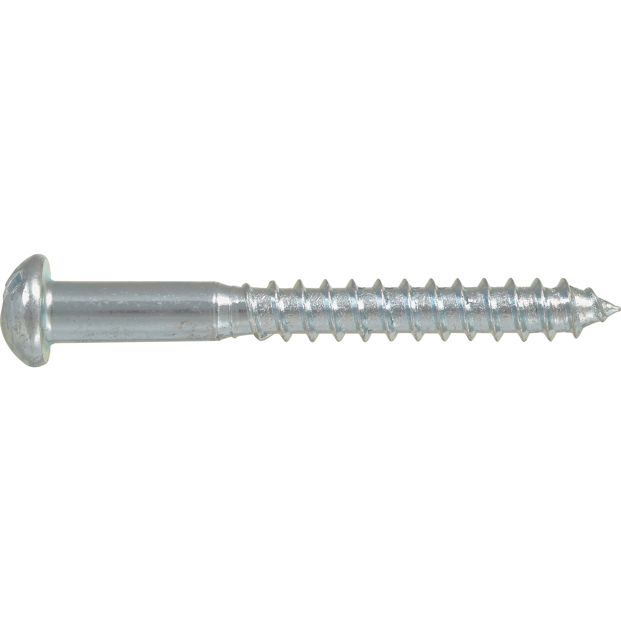 Hillman Round Slotted Zinc-Plated Wood Screws (#4 x 7/8 in.) - 60 pc