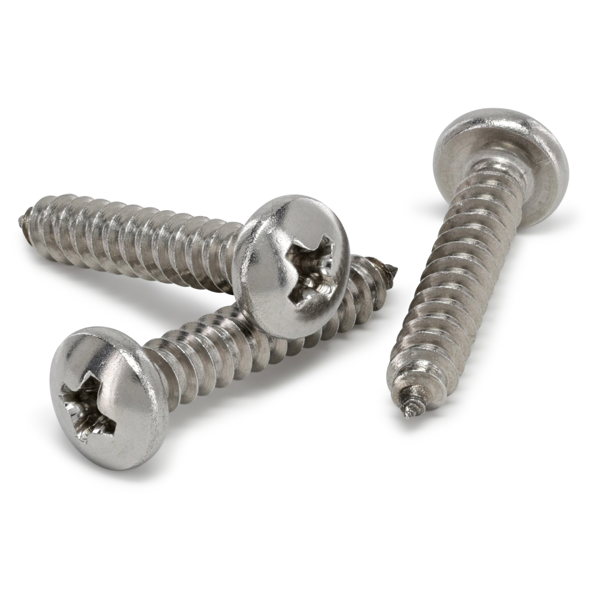 Hillman Zinc Square Drive Pan Head Sheet Metal Screw (#12 x 2 in.) - 100 pc