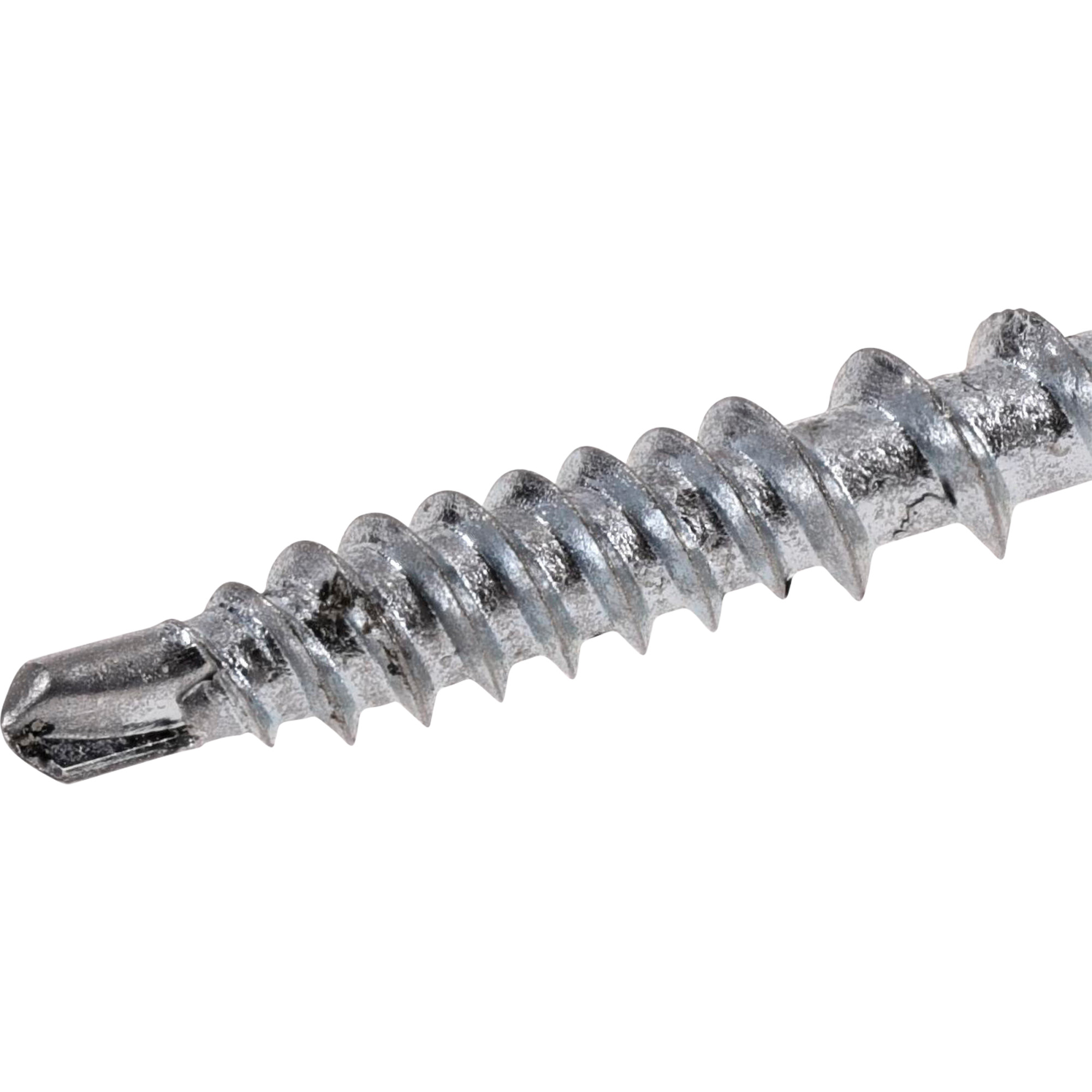 Power Pro White Self Drilling Metal-to-Wood Roofing Screws (#10 x 2 in.) - 77 pc