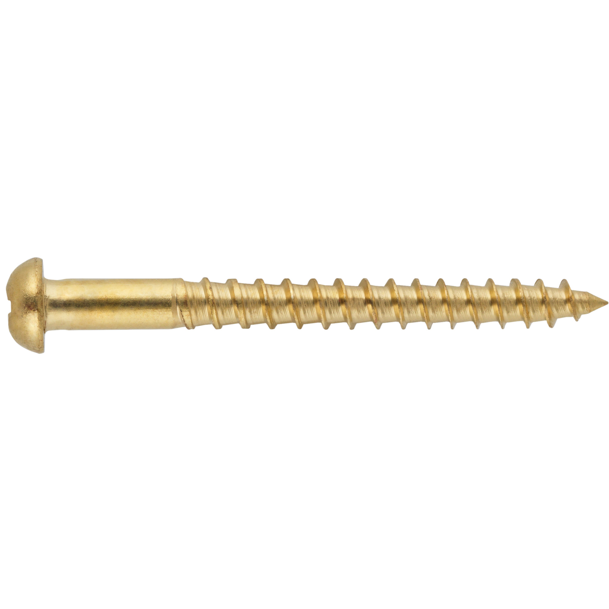 Hillman Brass Round Head Phillips Wood Screw #6 x 3/4 in.