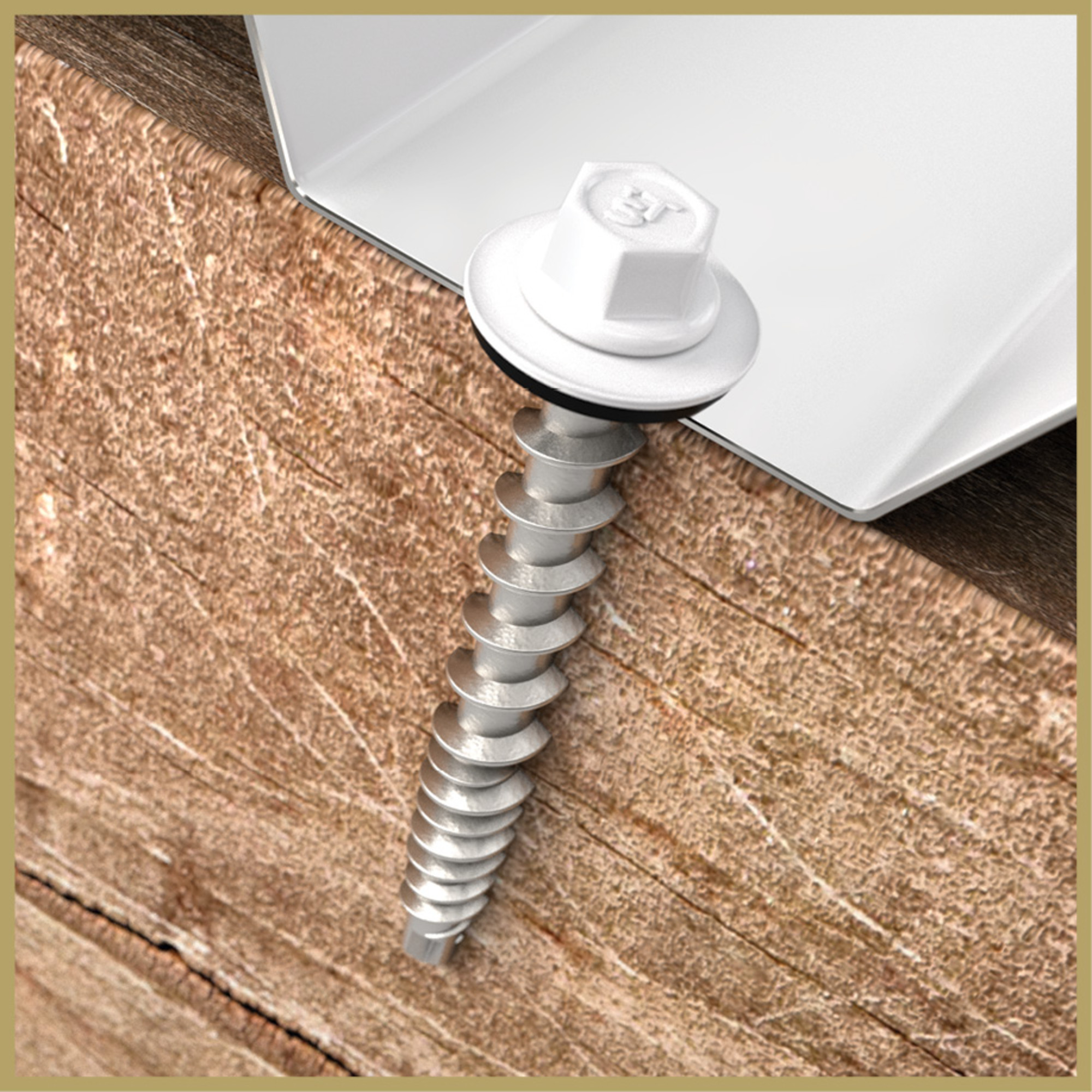 Power Pro Black Self Drilling Metal-to-Wood Roofing Screws (#10 x 1-1/2 in.)-250 pc