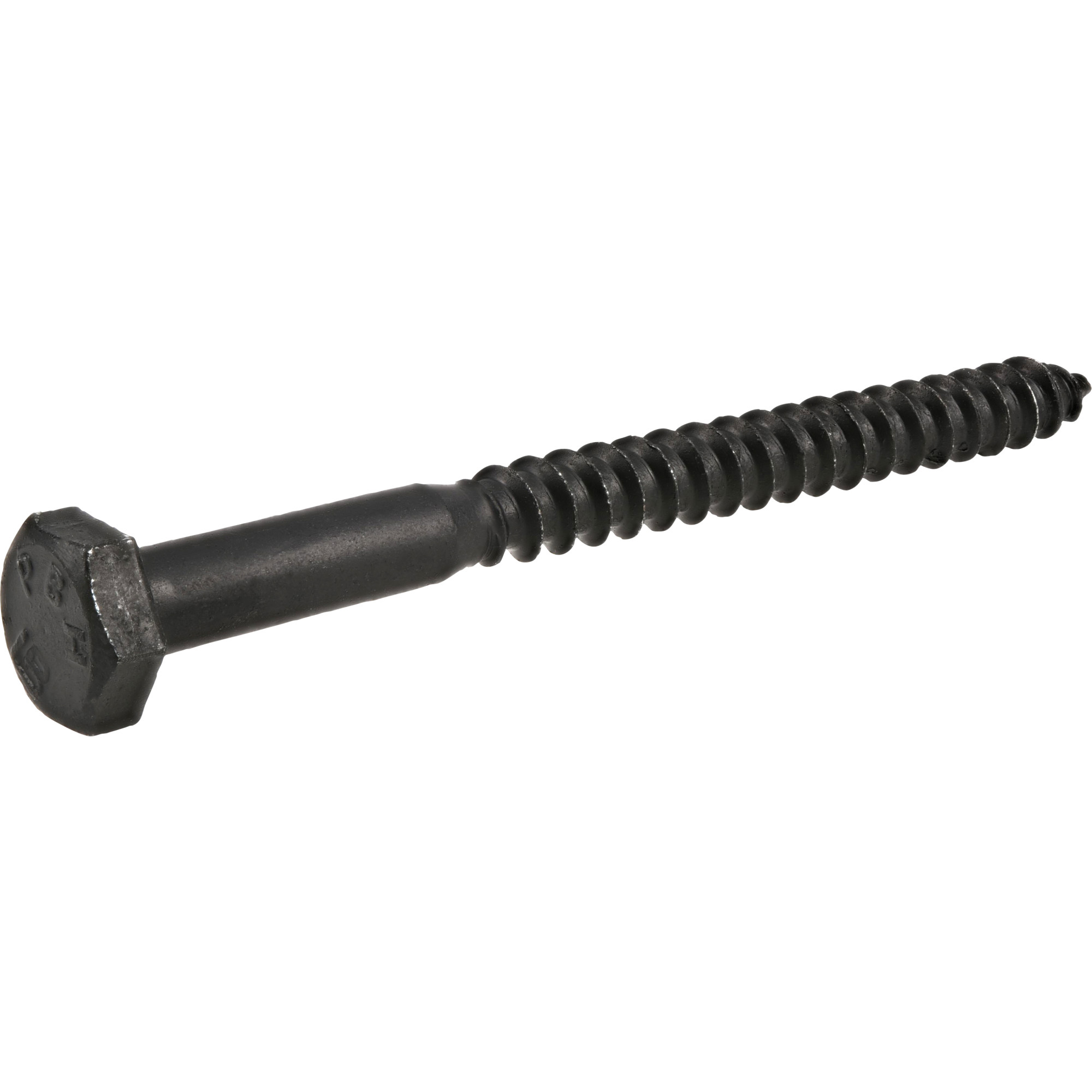Deck Plus Black Coated Lag Screws 1/4 in. x 3 in.